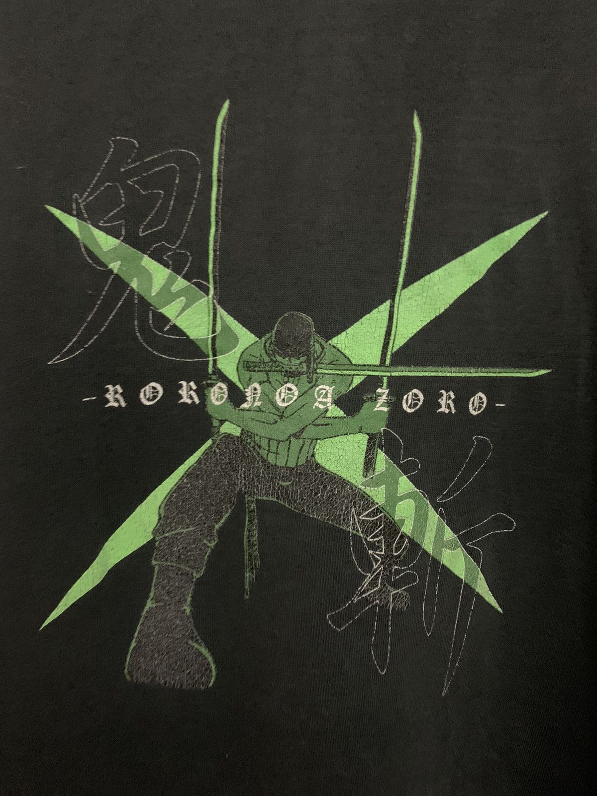 Vintage rare one piece zoro shirt