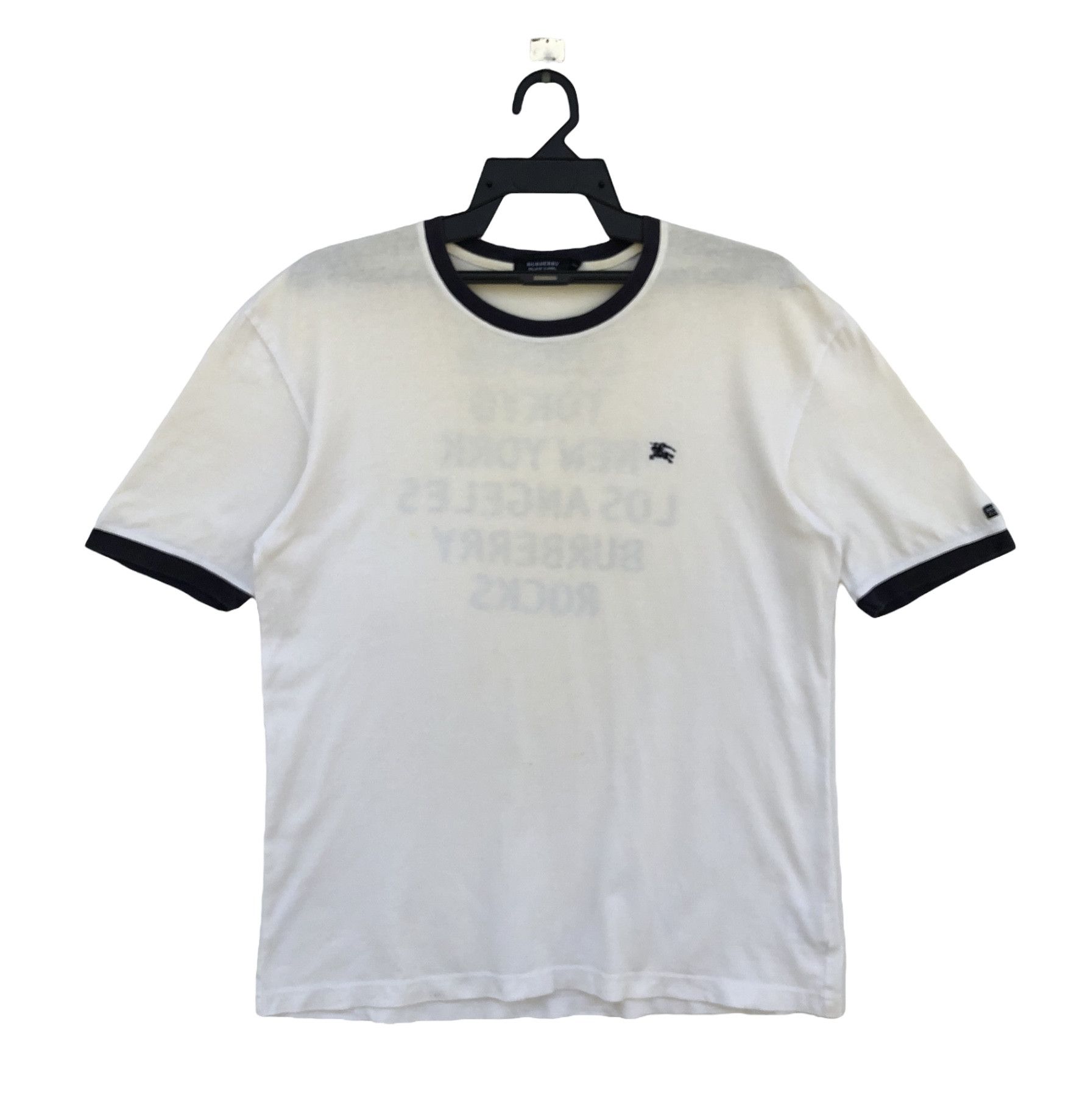 Burberry BURBERRY BLACK LABEL JAPAN RINGER TEE Size US L / EU 52-54 / 3 - 2 Thumbnail