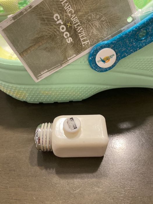 Crocs 1 Crocs Jimmy Buffett Margaritaville shaker of salt Jibbitz Grailed