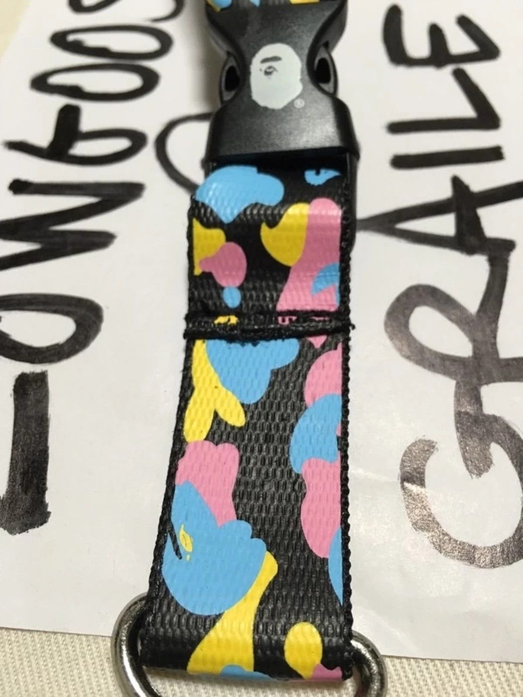 Bape BAPE Lanyard Cotton Candy Camo Neck Strap Necklace Key Chain Size ONE SIZE - 5 Thumbnail
