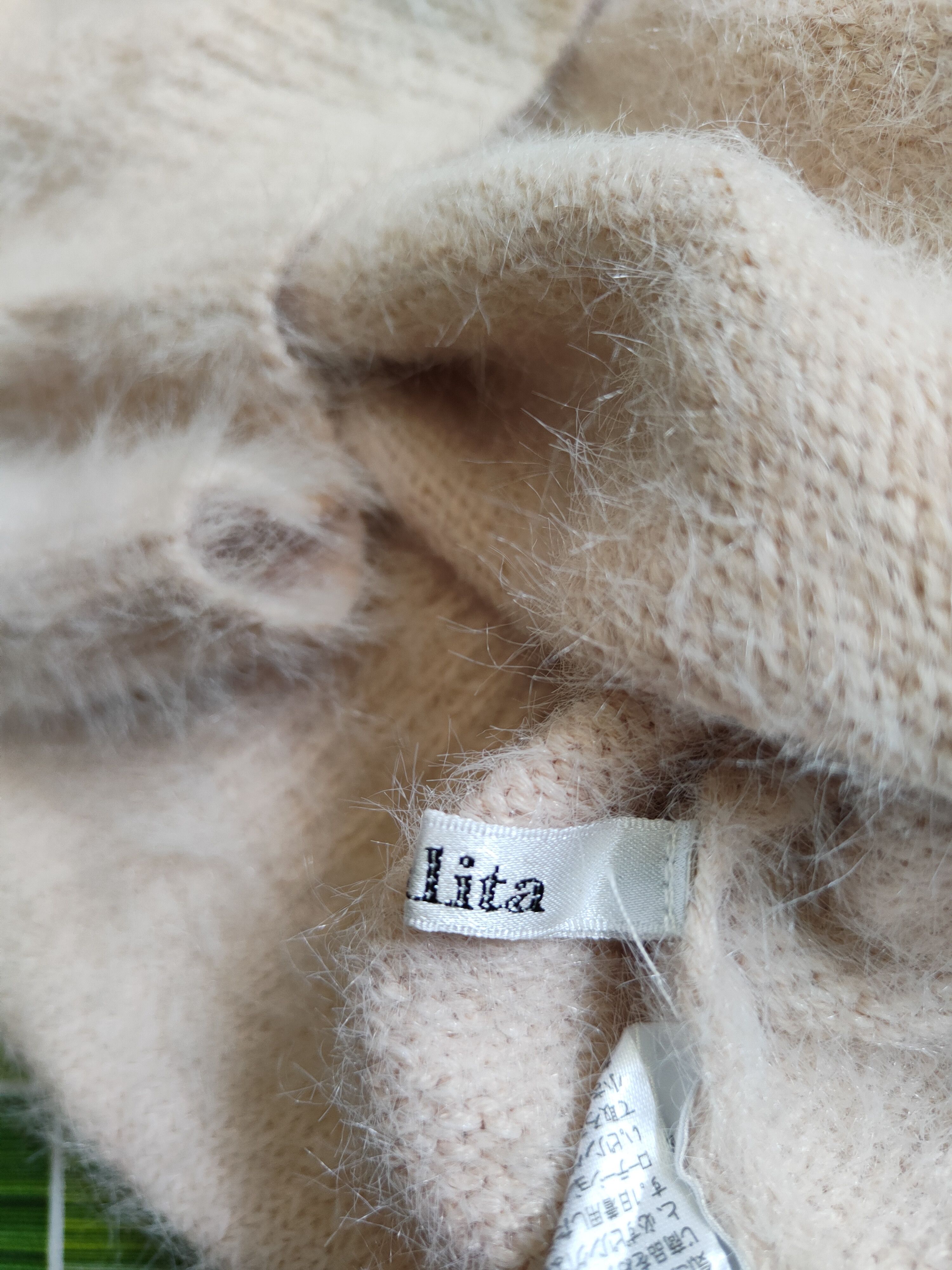 Vintage Khalita Light Pink Shag Shaggy Fur Mohair Knitwear #S404 Size S / US 4 / IT 40 - 10 Thumbnail