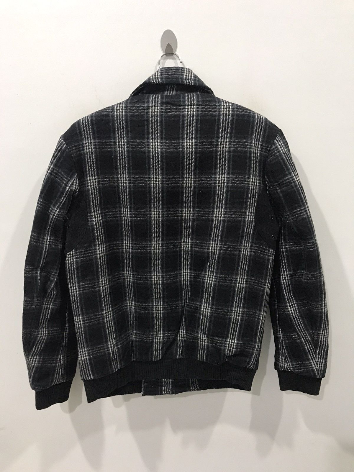Energie ENERGIE Plaid Double Breast Wool Jacket Size US M / EU 48-50 / 2 - 9 Thumbnail