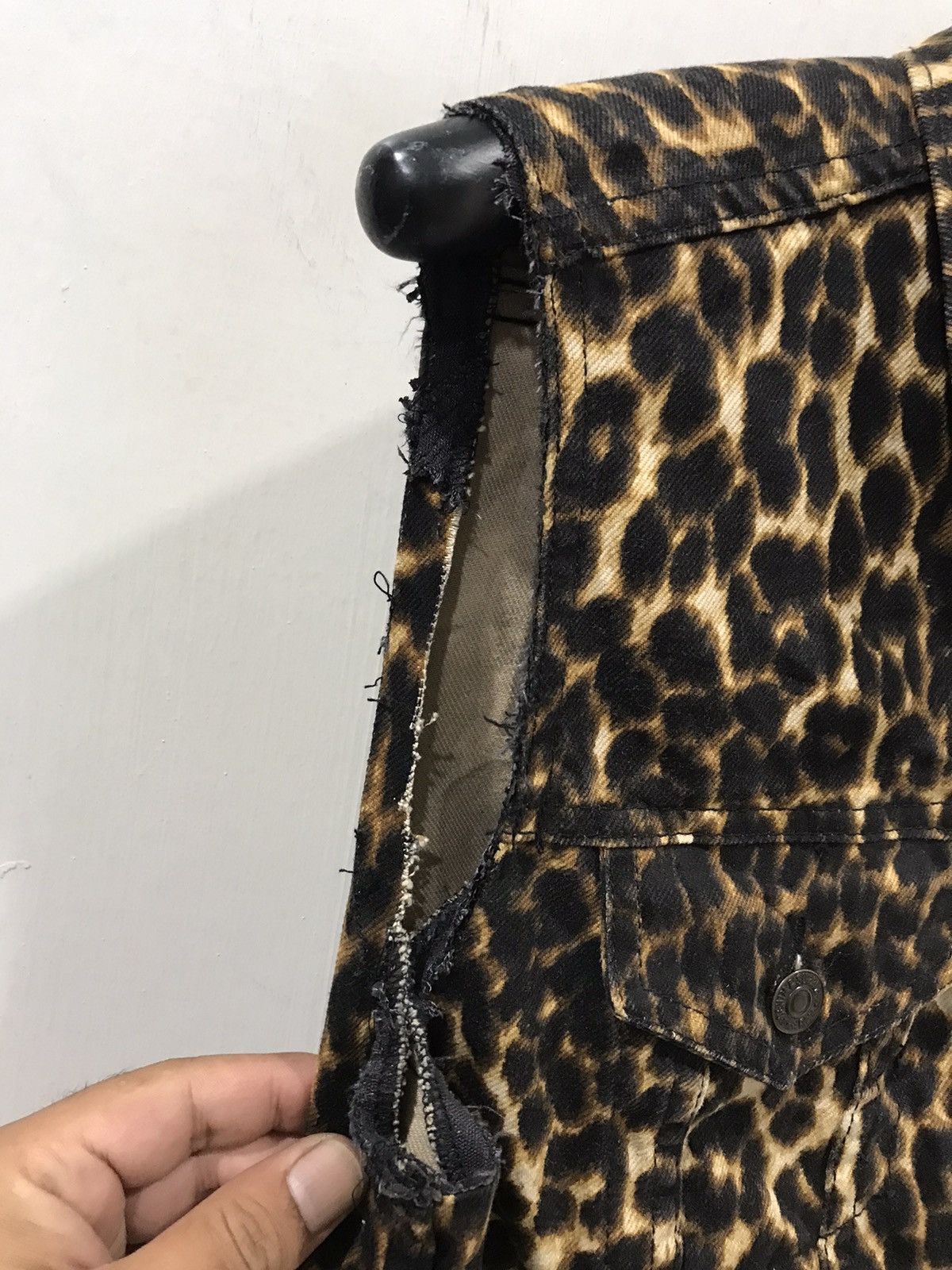 Denim & Supply Ralph Lauren WOMEN🔥DENIM&SUPPLY RALPH LAUREN Denim Leopard Custom Vest Size S / US 4 / IT 40 - 10 Thumbnail