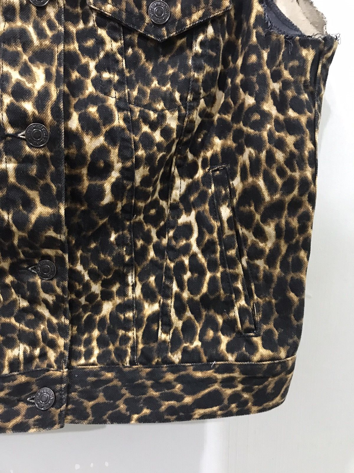 Denim & Supply Ralph Lauren WOMEN🔥DENIM&SUPPLY RALPH LAUREN Denim Leopard Custom Vest Size S / US 4 / IT 40 - 5 Thumbnail