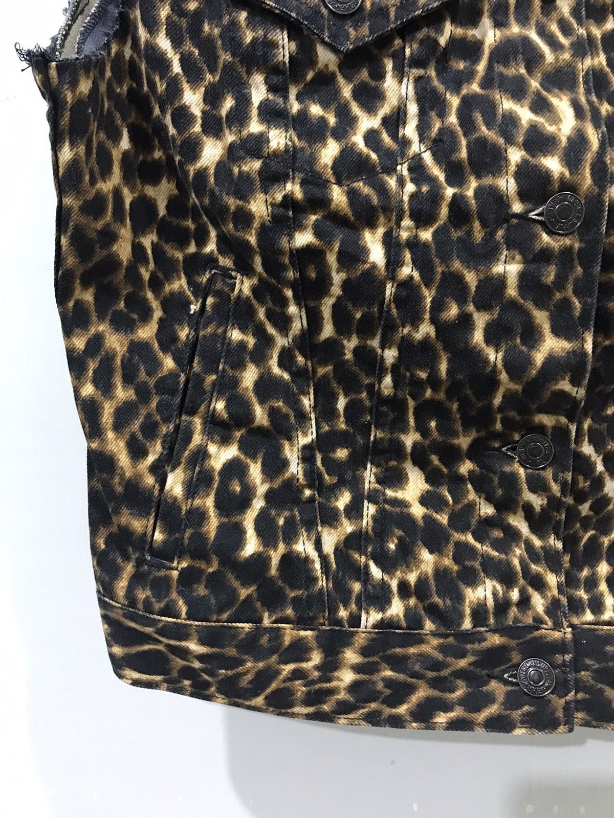 Denim & Supply Ralph Lauren WOMEN🔥DENIM&SUPPLY RALPH LAUREN Denim Leopard Custom Vest Size S / US 4 / IT 40 - 6 Thumbnail