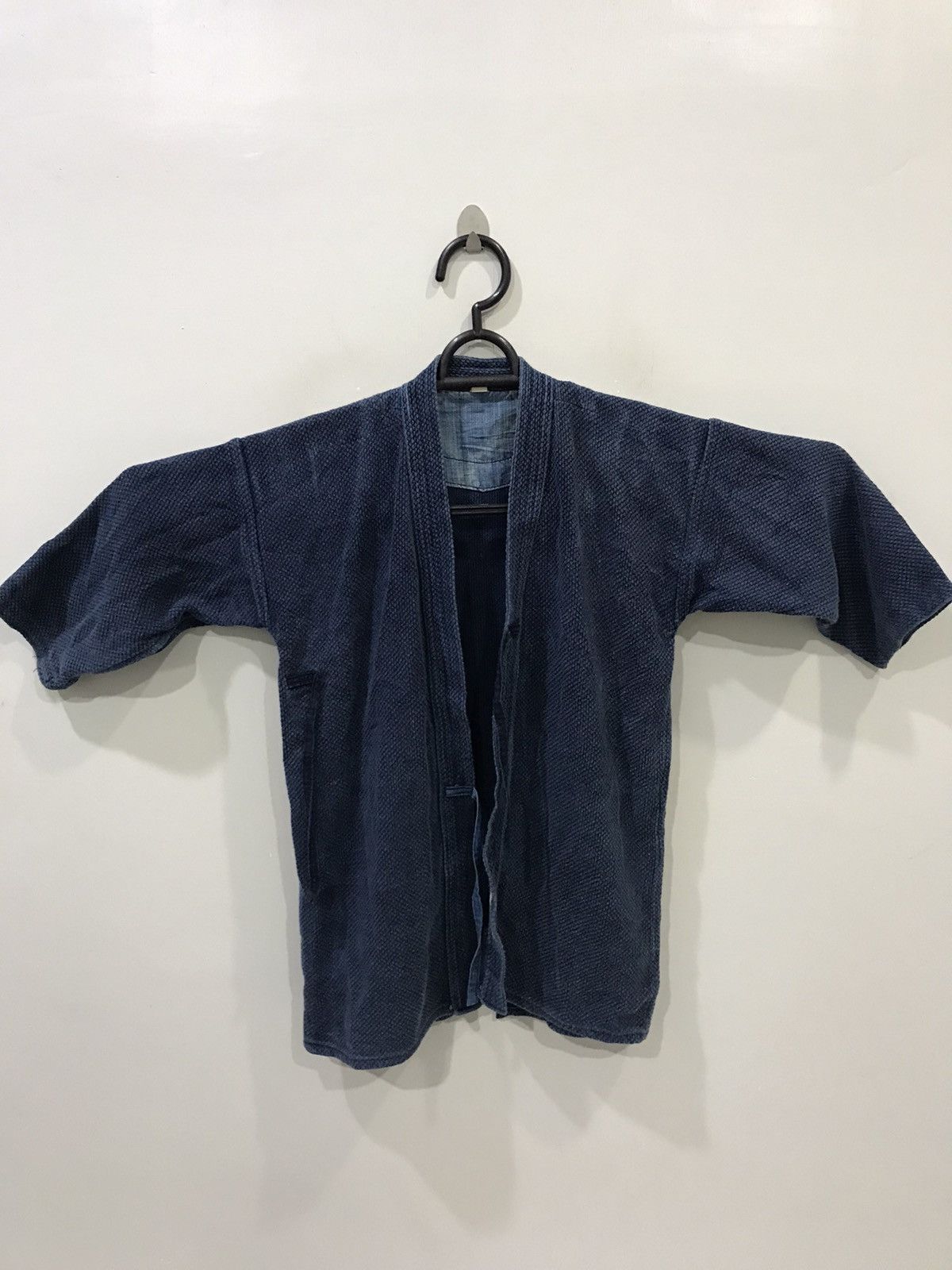 Indigo Kendo Sashiko Sturdy Japan Kimono Size US L / EU 52-54 / 3 - 1 Thumbnail
