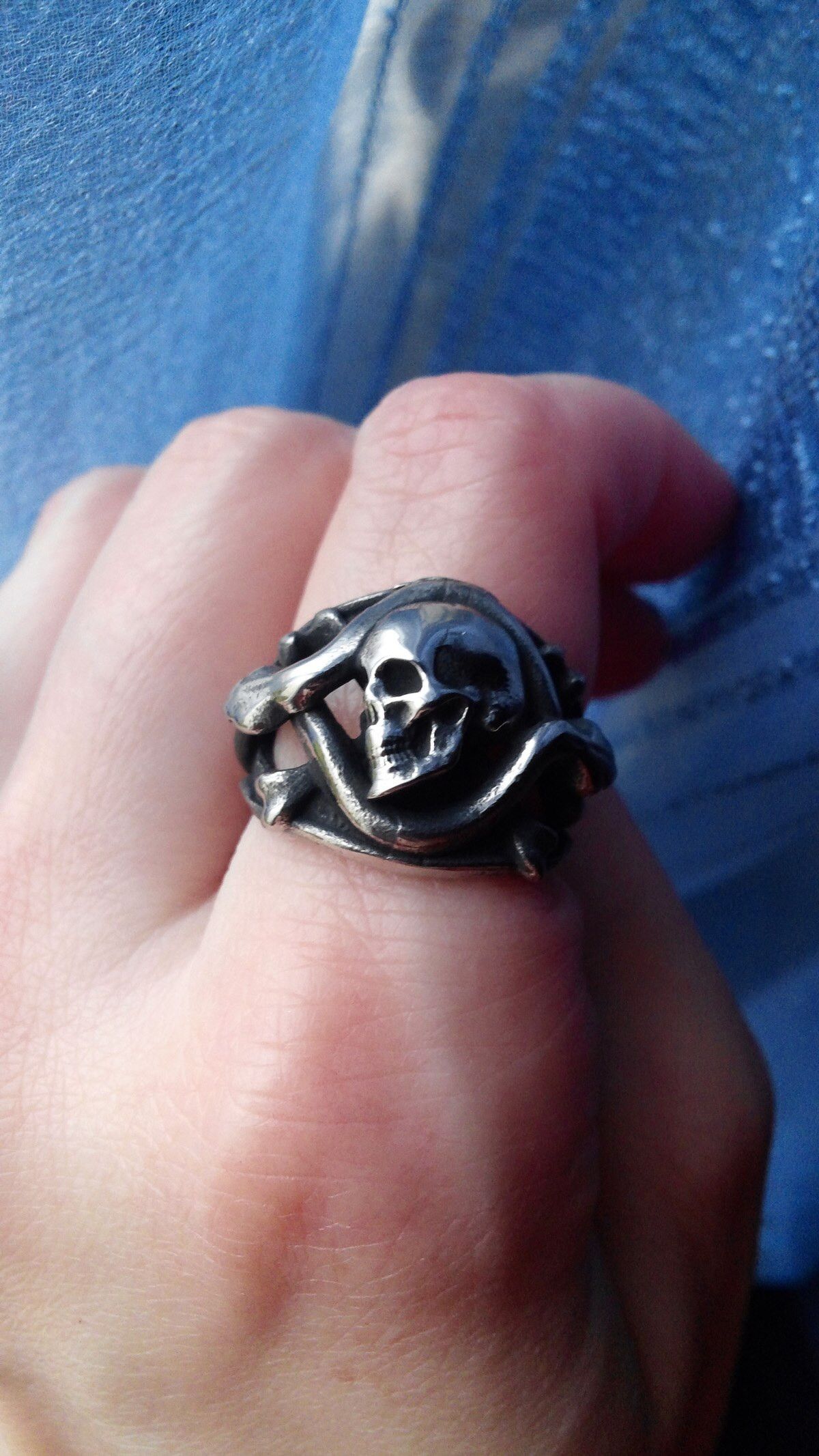 Jewelry Skull Ring Size ONE SIZE - 2 Thumbnail