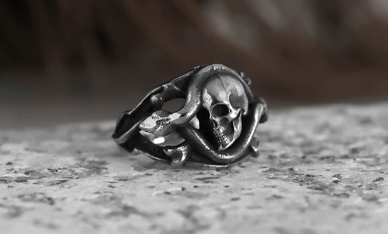 Jewelry Skull Ring Size ONE SIZE - 1 Thumbnail
