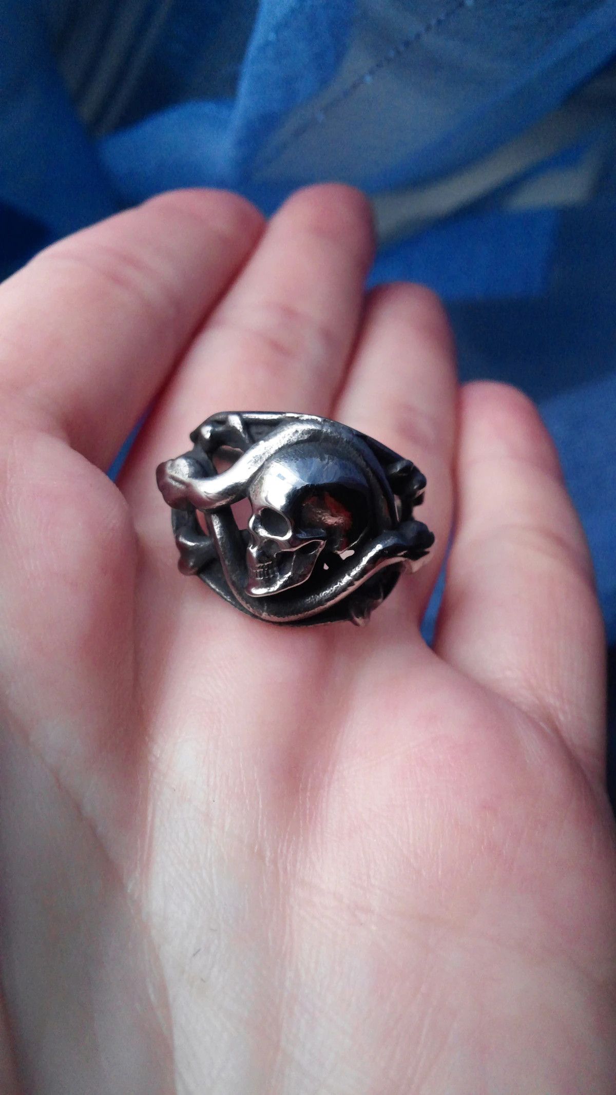 Jewelry Skull Ring Size ONE SIZE - 5 Thumbnail