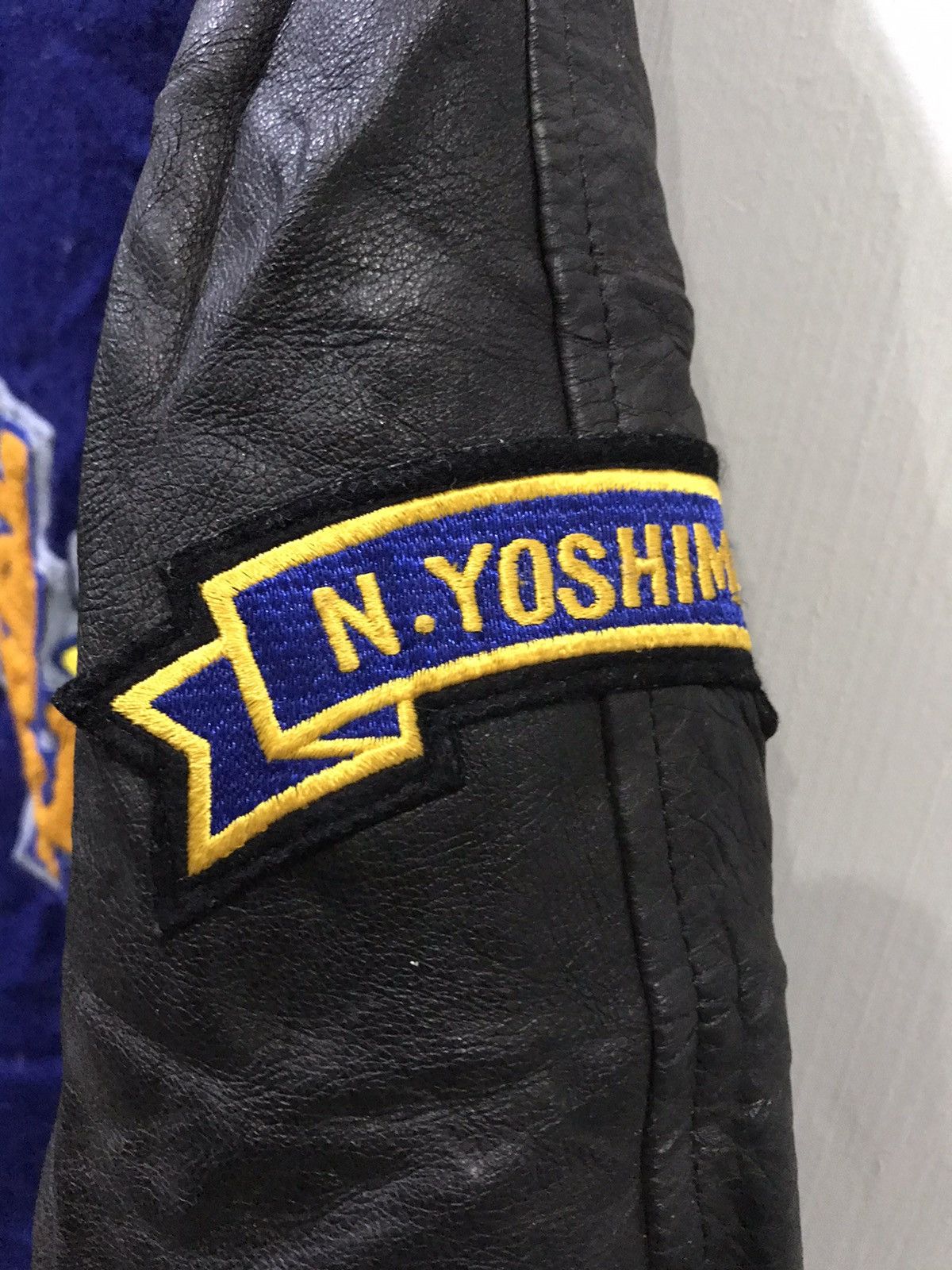 Japanese Brand Vintage Winds Club Leather Sleeve Varsity Jacket Size US M / EU 48-50 / 2 - 9 Thumbnail