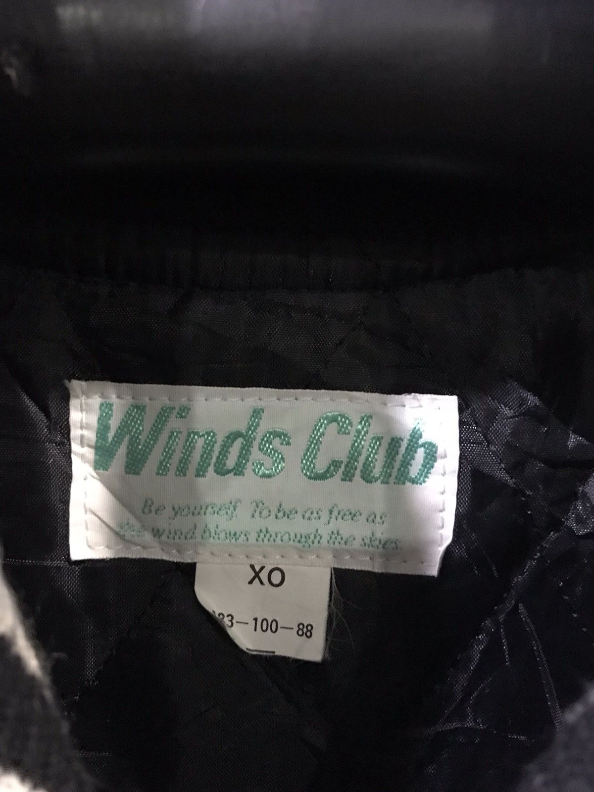 Japanese Brand Vintage Winds Club Leather Sleeve Varsity Jacket Size US M / EU 48-50 / 2 - 10 Thumbnail