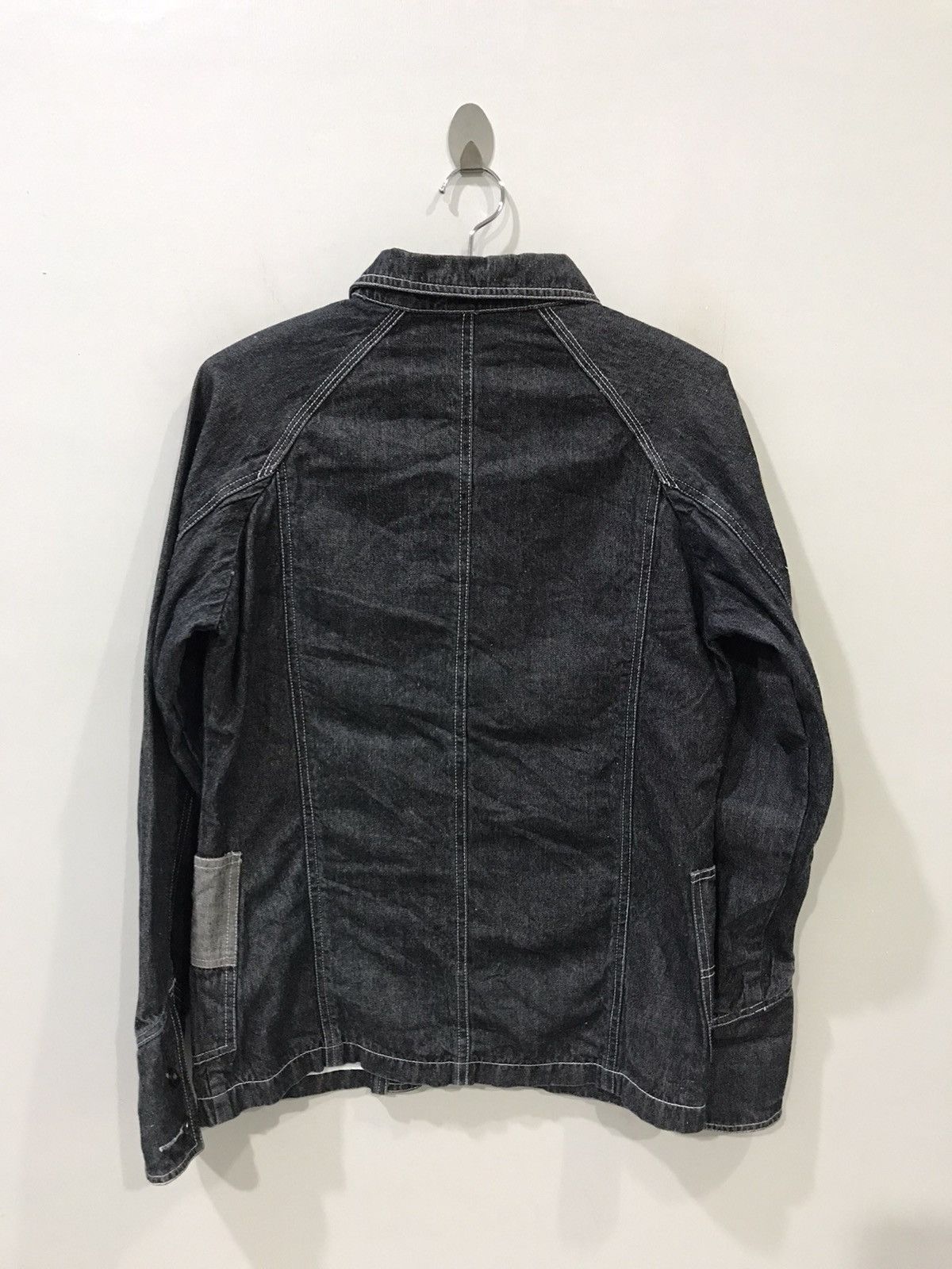 Japanese Brand Japanese Denim Two Tones Chore Jacket Size US L / EU 52-54 / 3 - 11 Thumbnail