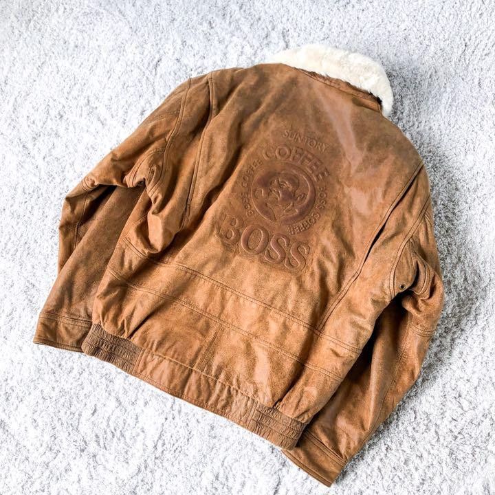 SUNTORY BOSS COFFEE 15th LEATHER JACKET LIMITED