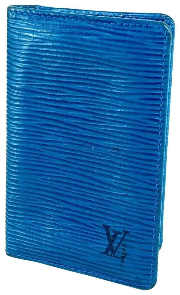 Louis Vuitton Blue Epi Toledo Card Case Holder 15LVA615