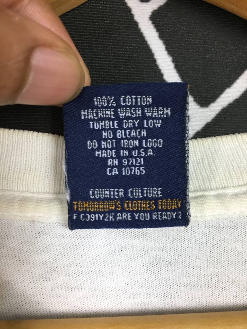 Vintage Vtg 90s Counter Culture Streetwear Graphic Single Stitch Tee Size US L / EU 52-54 / 3 - 7 Thumbnail