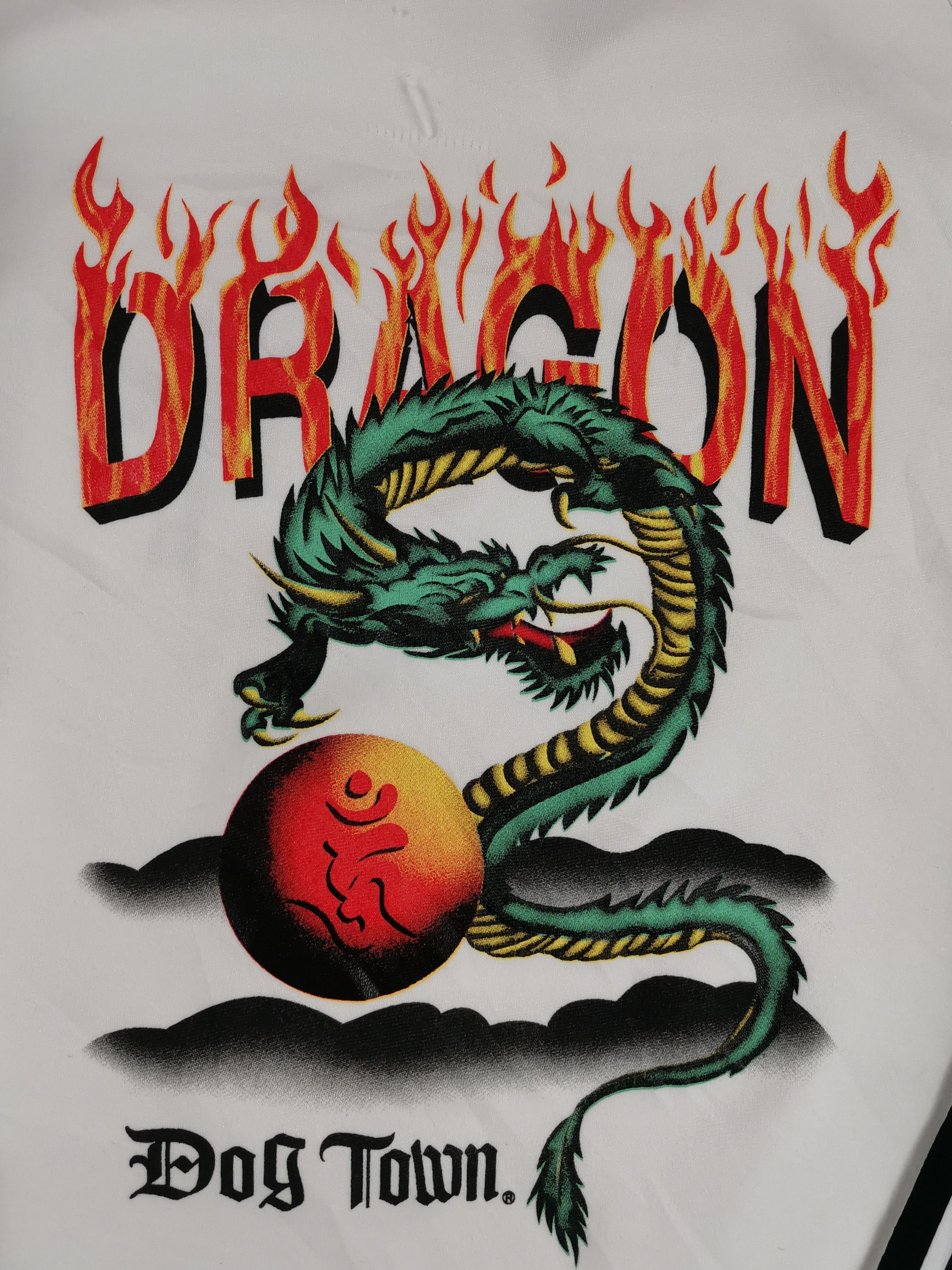 Dogtown × Vintage Rare Vintage DOG TOWN Dragon Print Skater Hoodie Size US XL / EU 56 / 4 - 5 Thumbnail