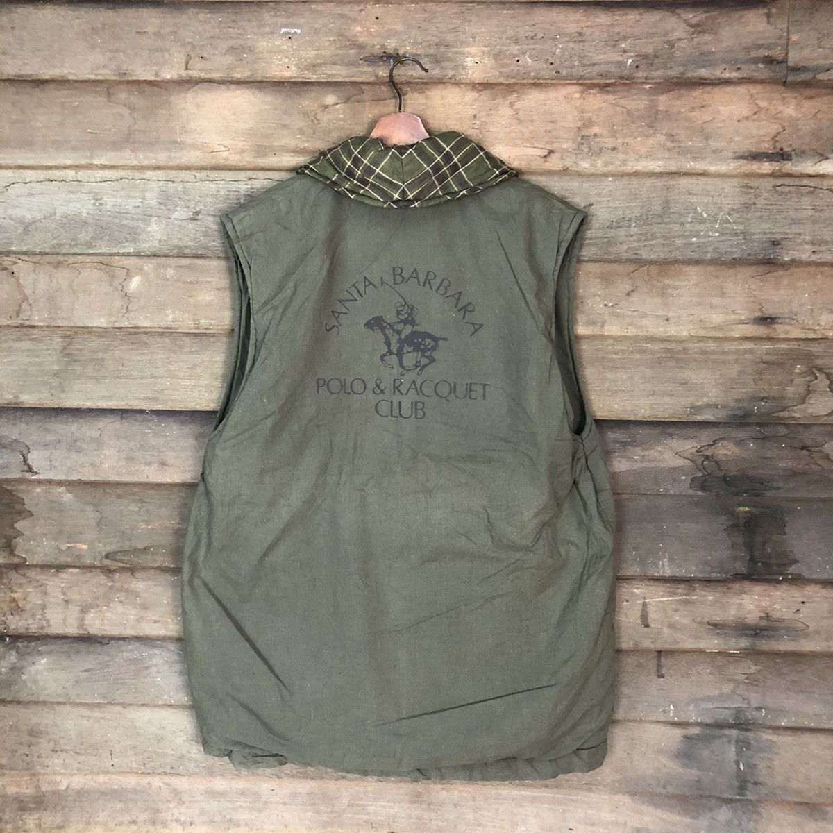 Japanese Brand Santa Barbaba Polo&Racquet Club Green Vest #6851 Size US L / EU 52-54 / 3 - 9 Thumbnail
