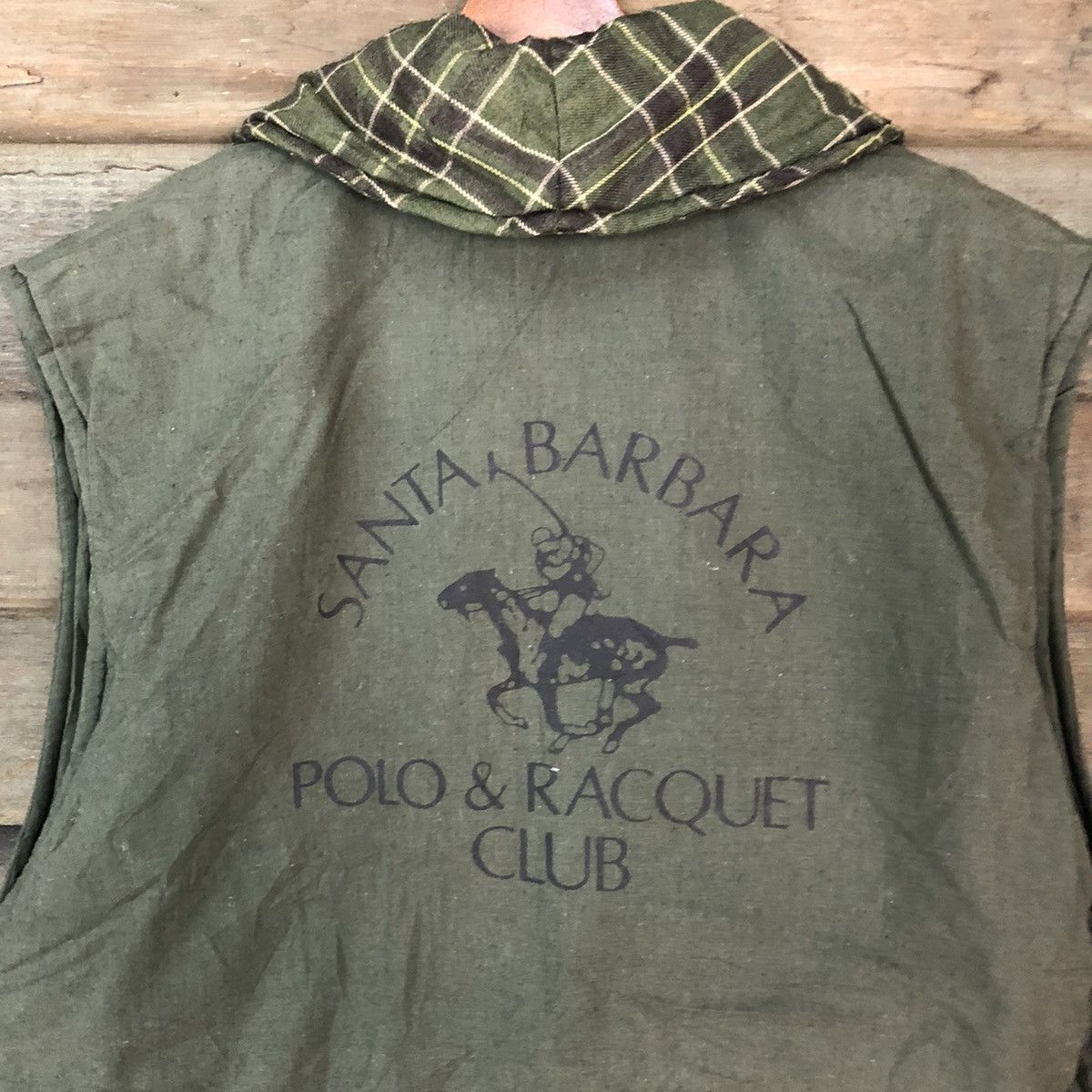 Japanese Brand Santa Barbaba Polo&Racquet Club Green Vest #6851 Size US L / EU 52-54 / 3 - 10 Thumbnail