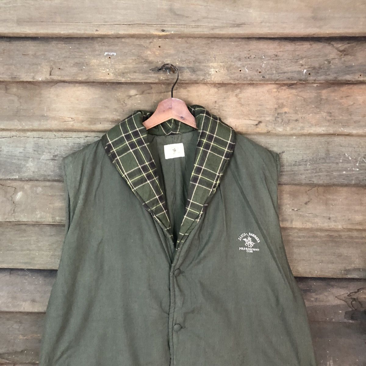 Japanese Brand Santa Barbaba Polo&Racquet Club Green Vest #6851 Size US L / EU 52-54 / 3 - 2 Thumbnail