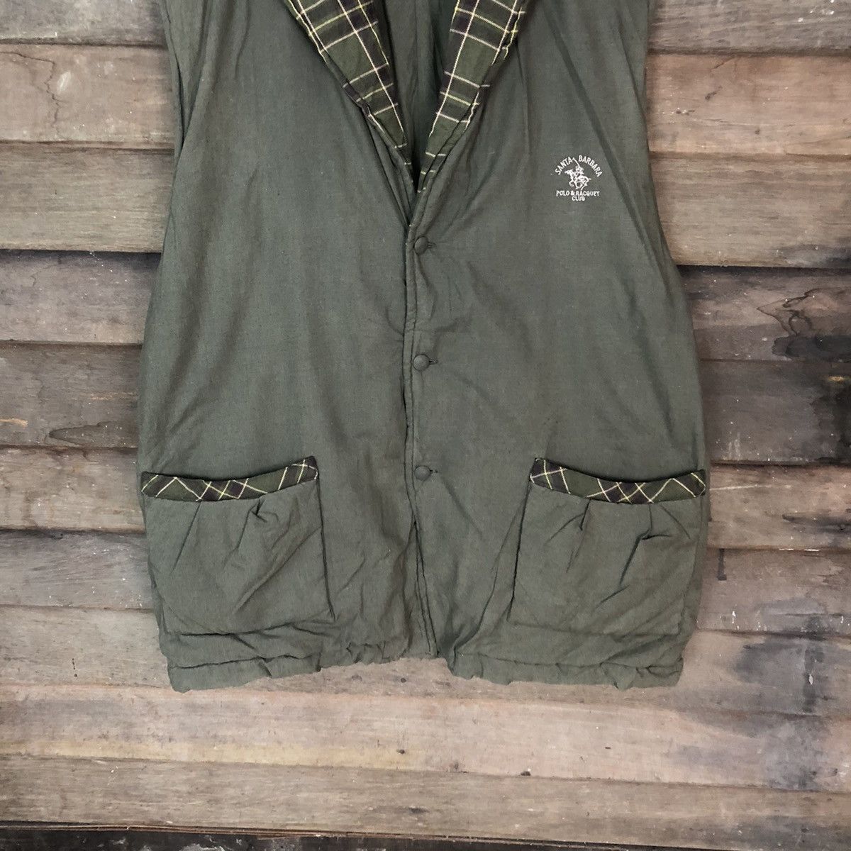 Japanese Brand Santa Barbaba Polo&Racquet Club Green Vest #6851 Size US L / EU 52-54 / 3 - 3 Thumbnail