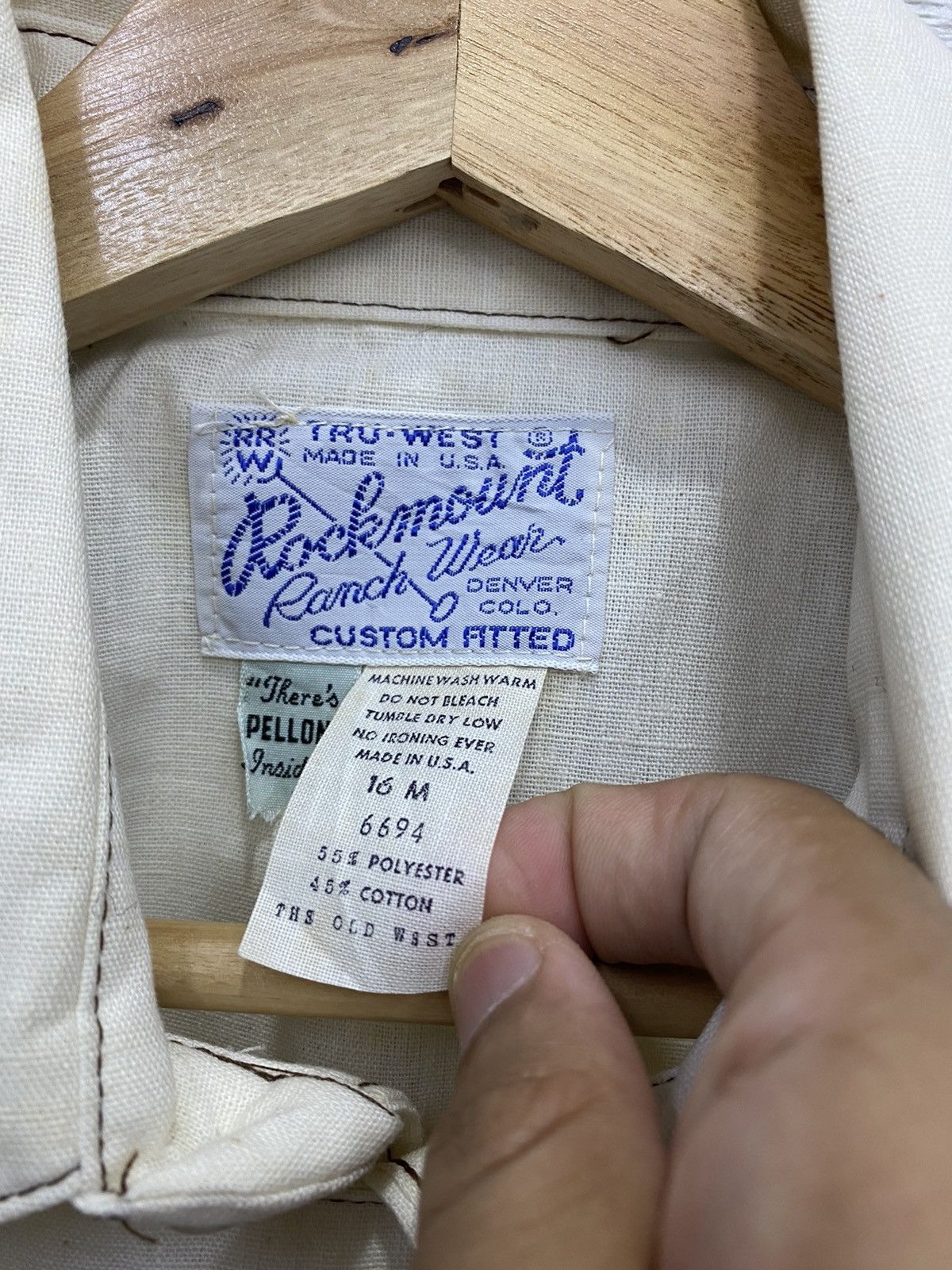 Rockmount Ranch Wear ROCKMOUNT RANCHWEAR MADE IN USA WESTERN BUTTON SHIRT Size US M / EU 48-50 / 2 - 9 Thumbnail