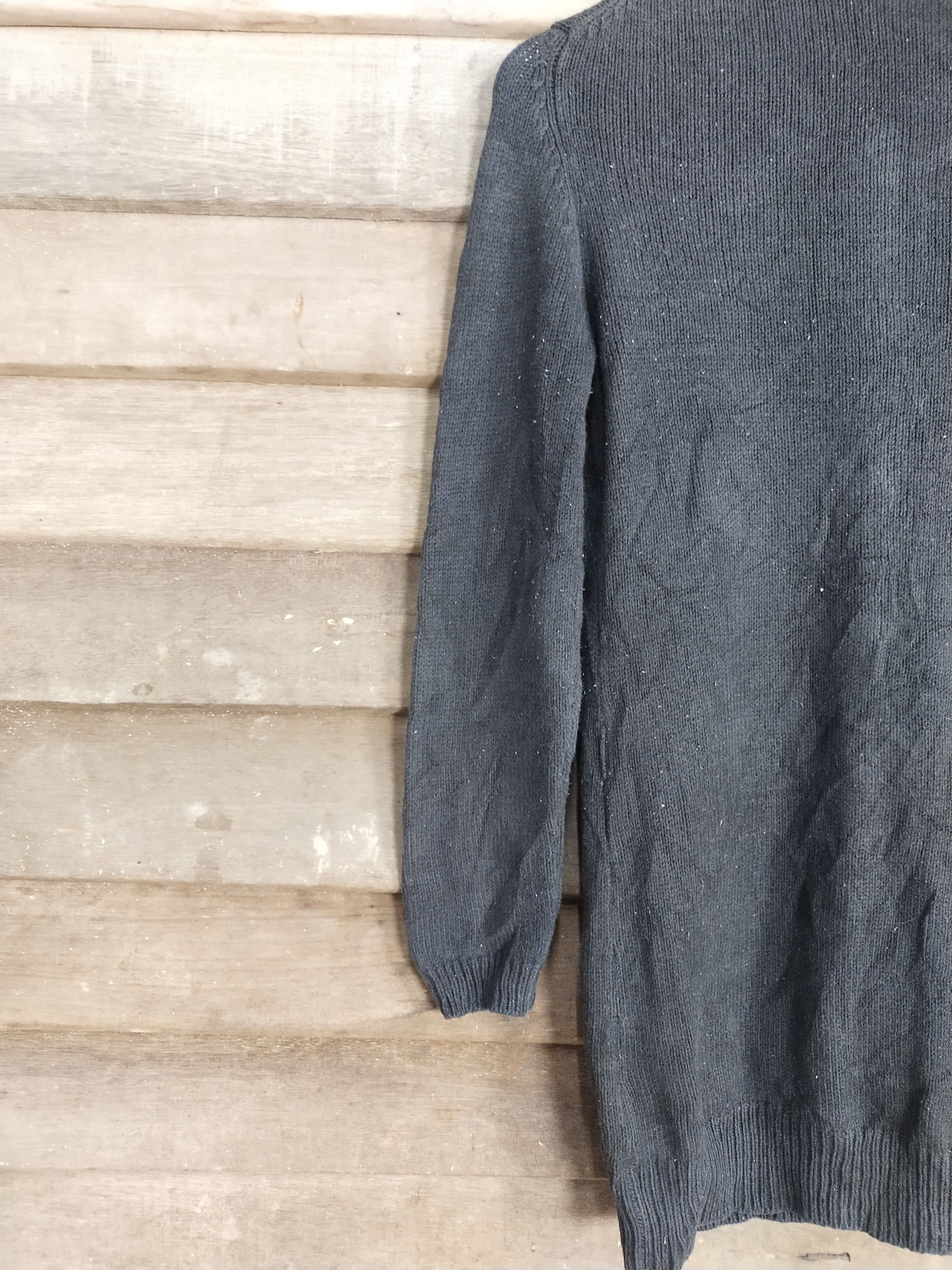 Japanese Brand × Uniqlo Uniqlo black cardigan #S211 Size L / US 10 / IT 46 - 9 Thumbnail