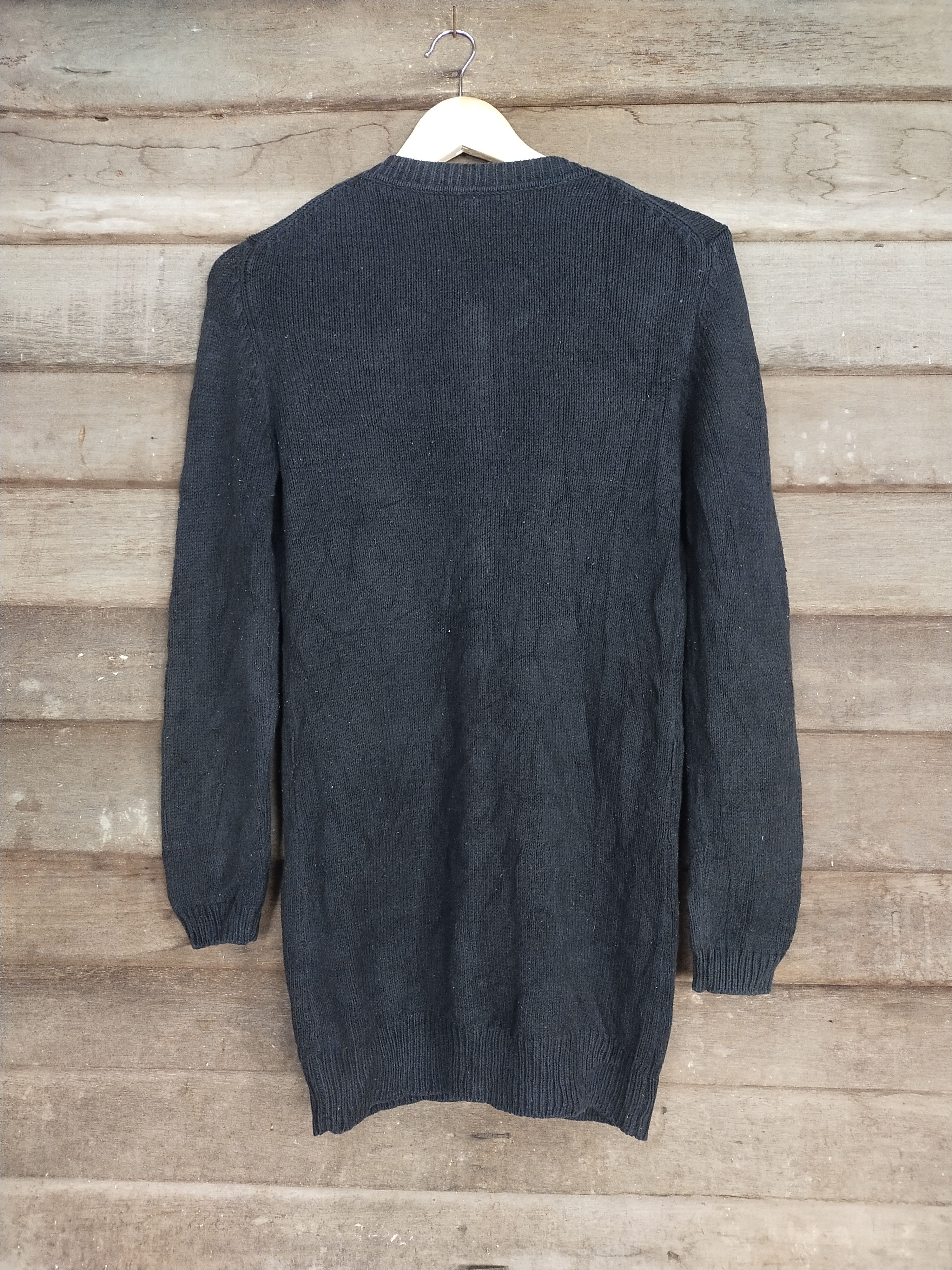 Japanese Brand × Uniqlo Uniqlo black cardigan #S211 Size L / US 10 / IT 46 - 7 Thumbnail