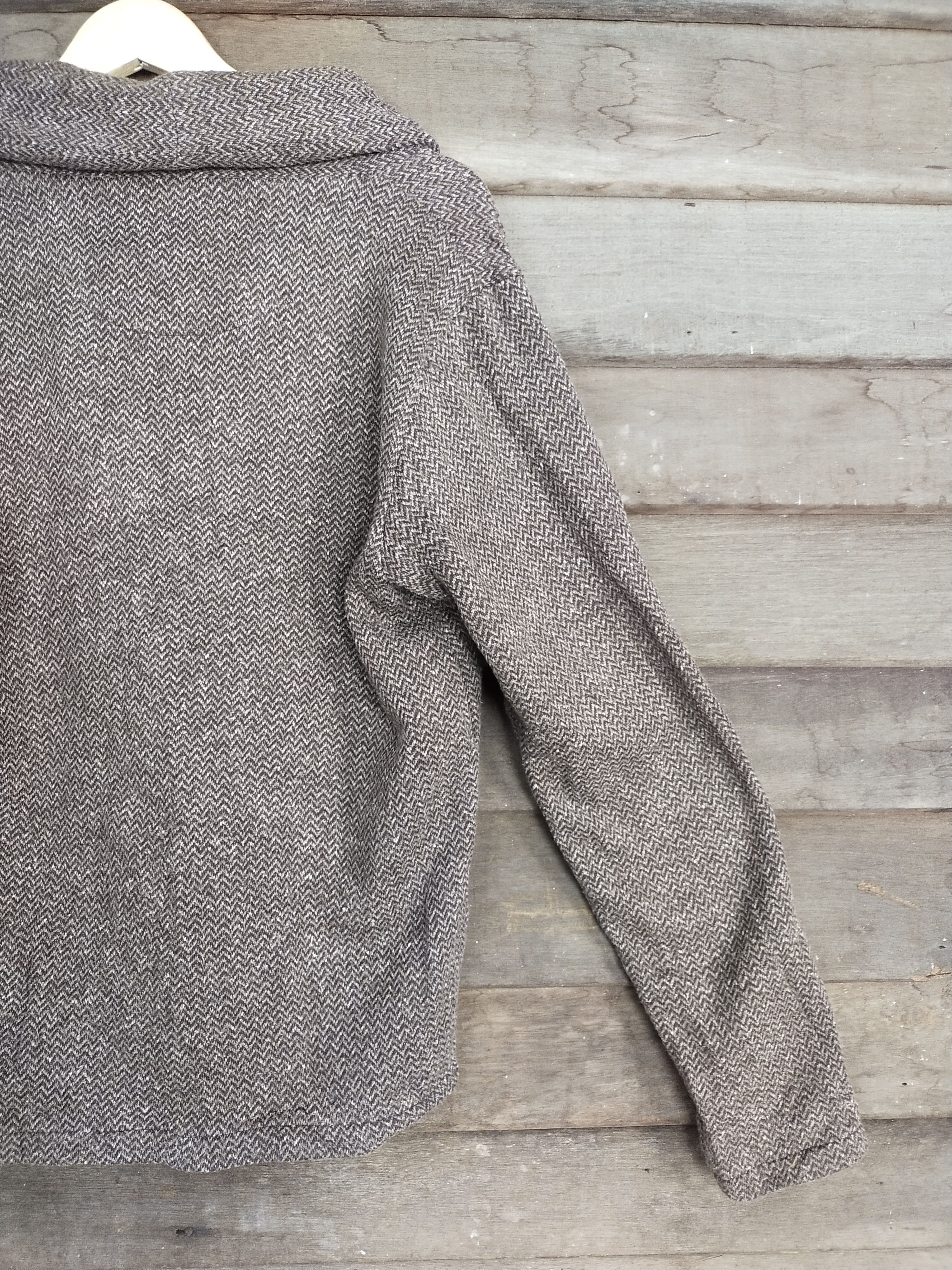 Japanese Brand Riday supply made in japan brown cardigan Jacket #S217 Size US S / EU 44-46 / 1 - 11 Thumbnail