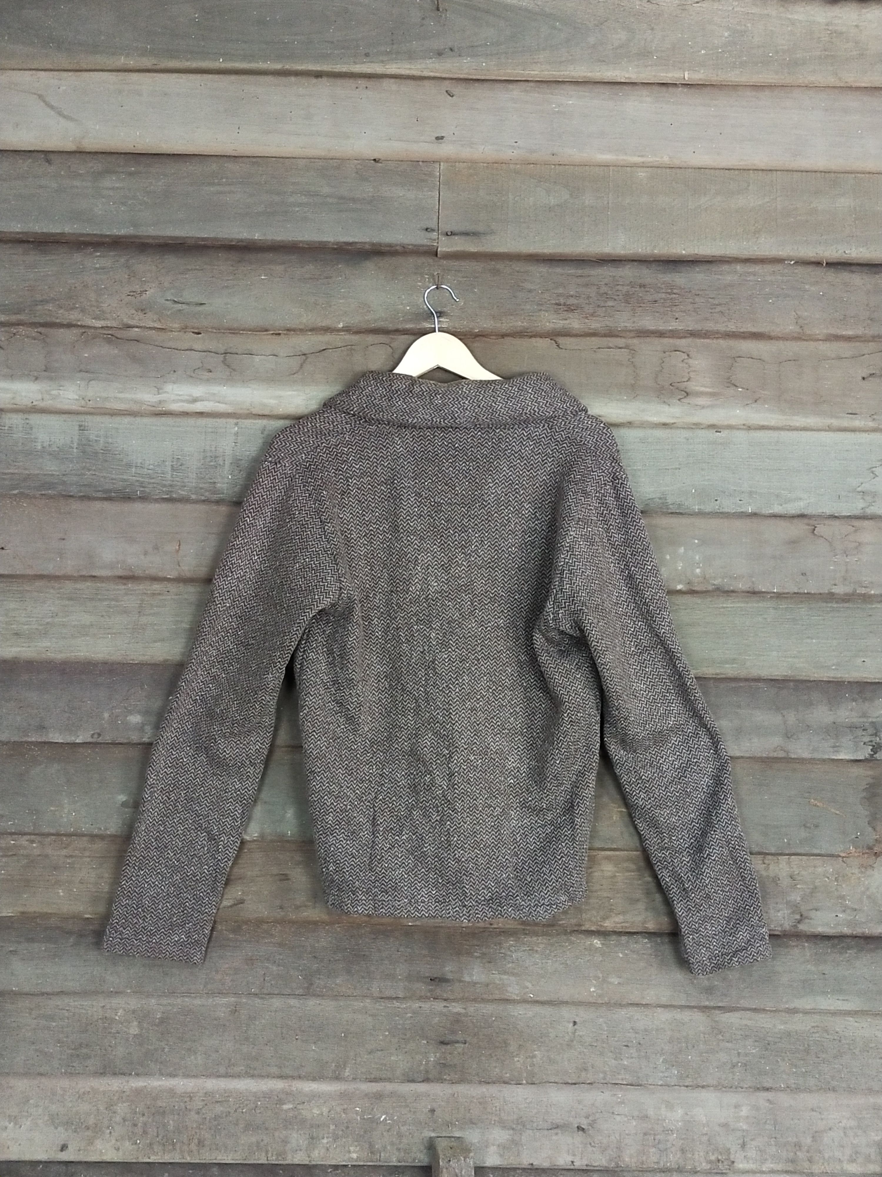 Japanese Brand Riday supply made in japan brown cardigan Jacket #S217 Size US S / EU 44-46 / 1 - 10 Thumbnail