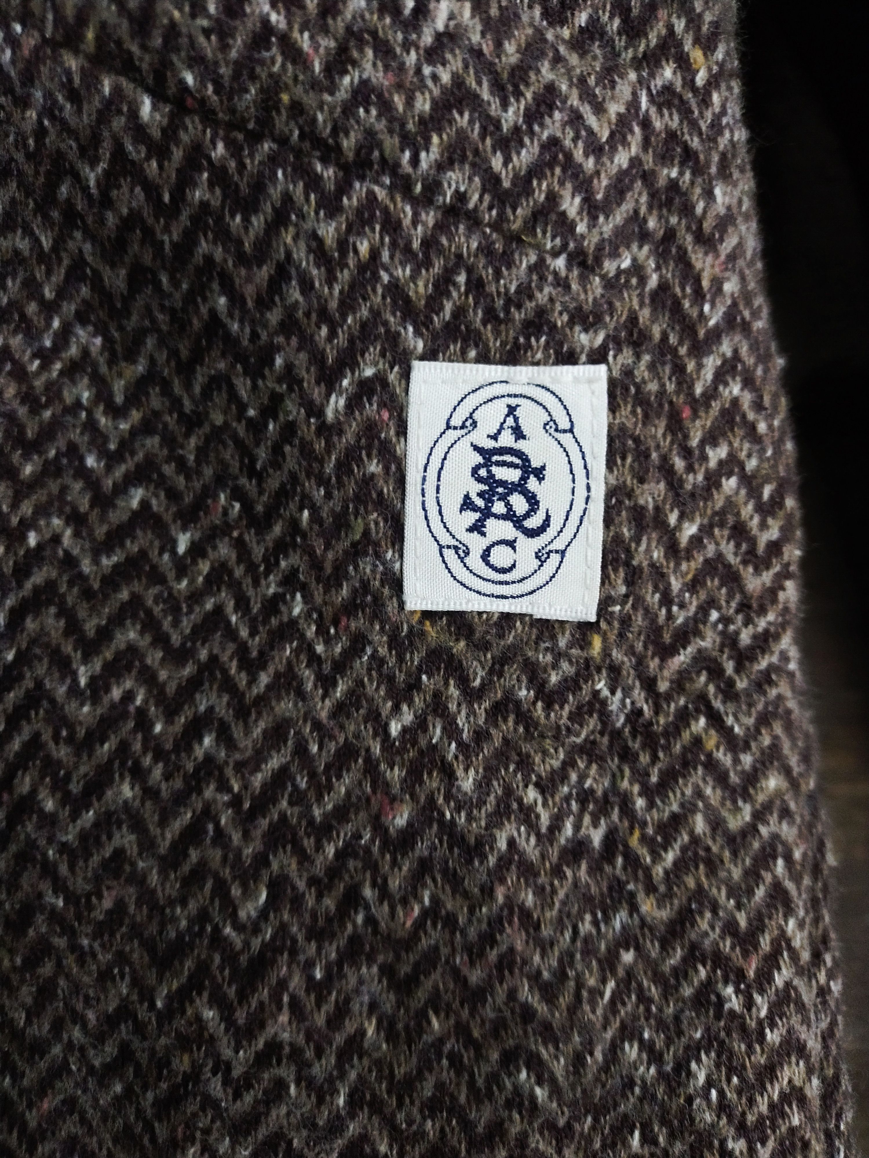 Japanese Brand Riday supply made in japan brown cardigan Jacket #S217 Size US S / EU 44-46 / 1 - 6 Thumbnail
