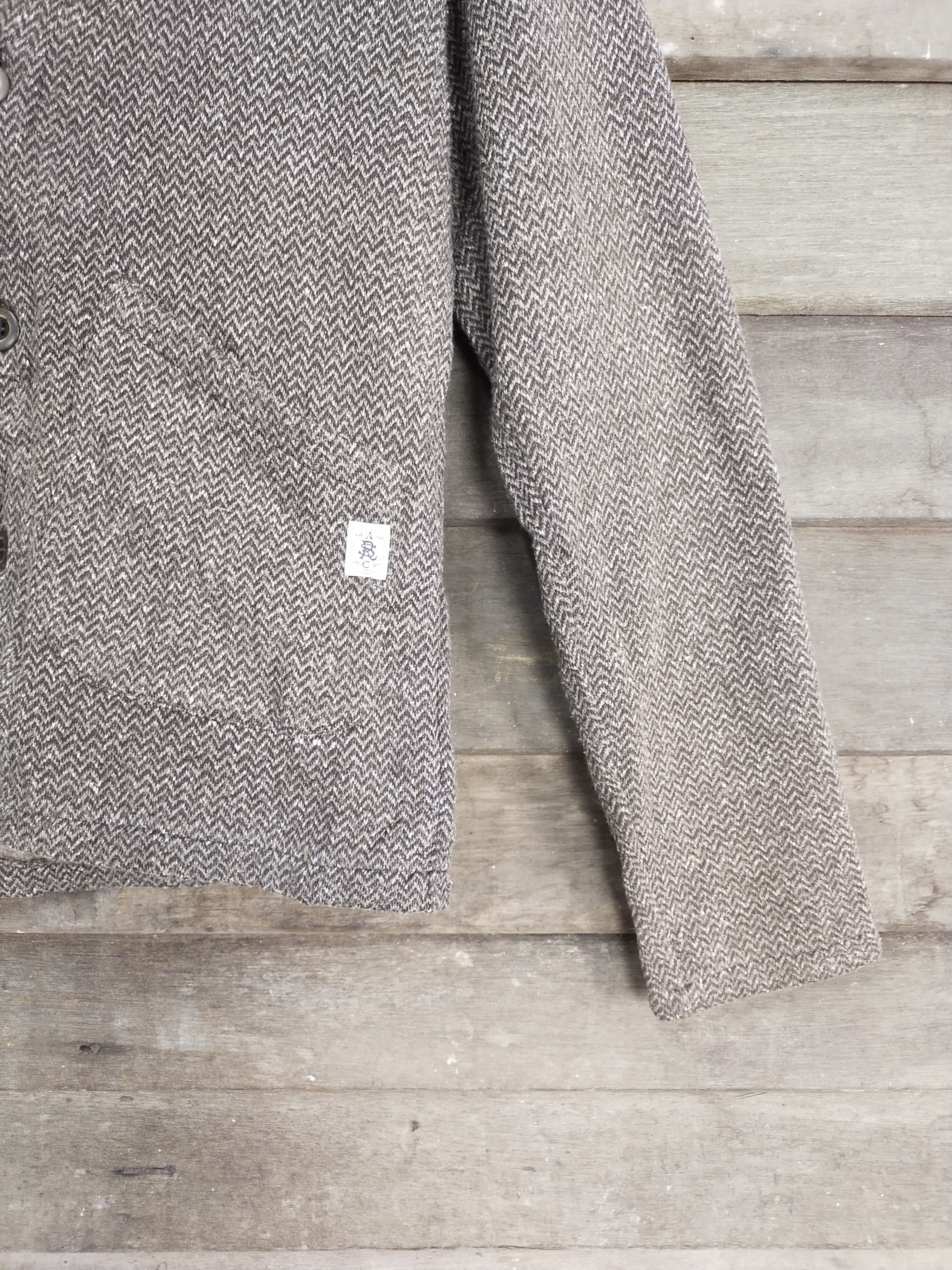 Japanese Brand Riday supply made in japan brown cardigan Jacket #S217 Size US S / EU 44-46 / 1 - 7 Thumbnail