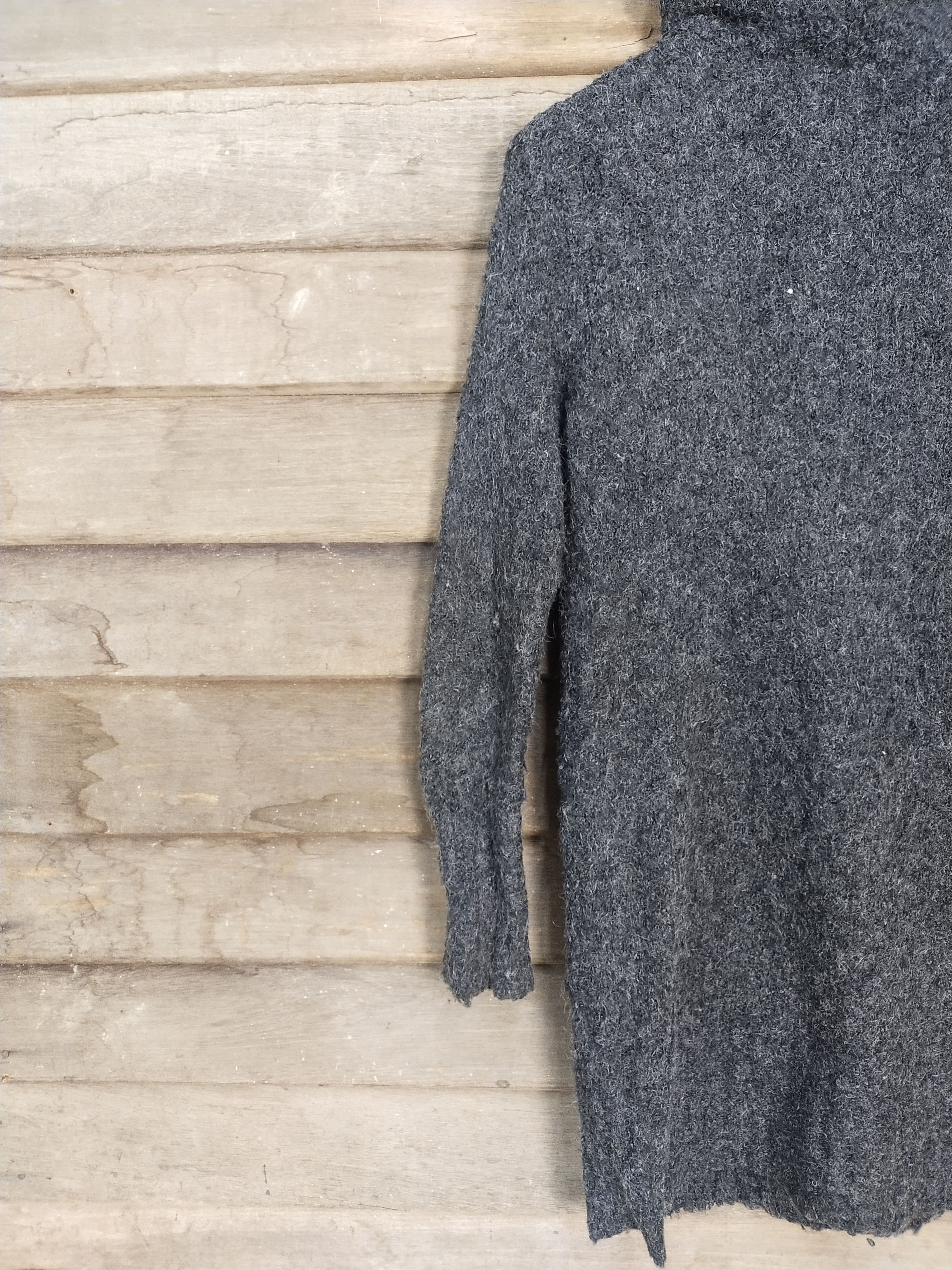 Japanese Brand Cornflake big button black cardigan #S220 Size M / US 6-8 / IT 42-44 - 11 Thumbnail