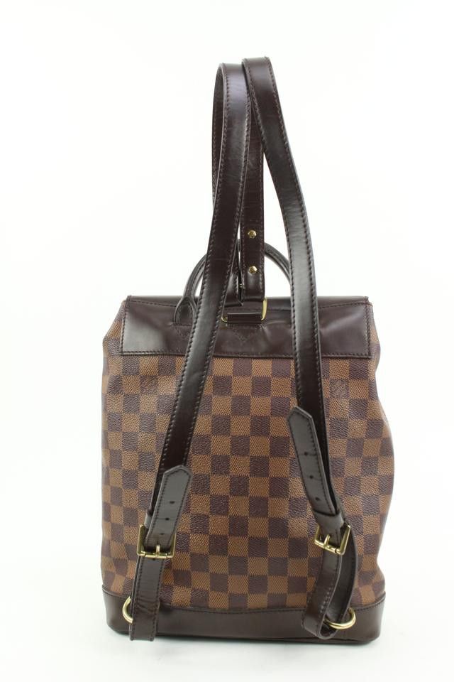 Louis Vuitton Damier Ebene Soho Backpack s210lv61