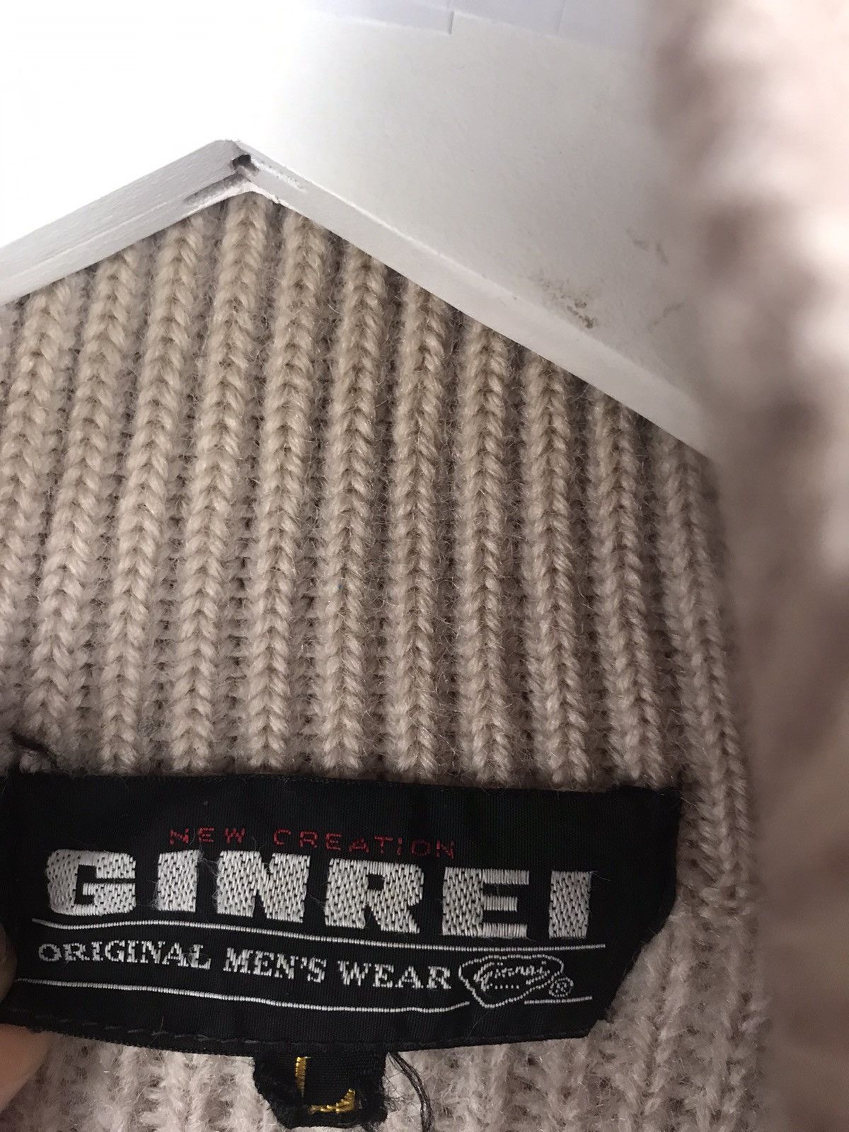 Homespun Knitwear × Japanese Brand Ginrei cardigan japan grey Knitwear #M014 Size US S / EU 44-46 / 1 - 3 Thumbnail