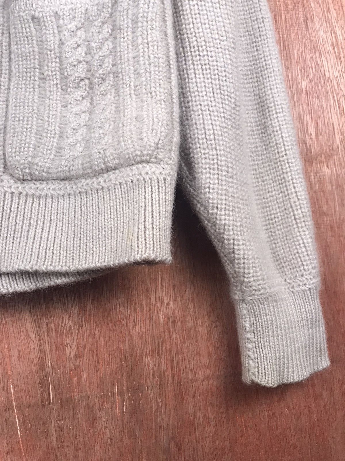 Homespun Knitwear × Japanese Brand Ginrei cardigan japan grey Knitwear #M014 Size US S / EU 44-46 / 1 - 8 Thumbnail