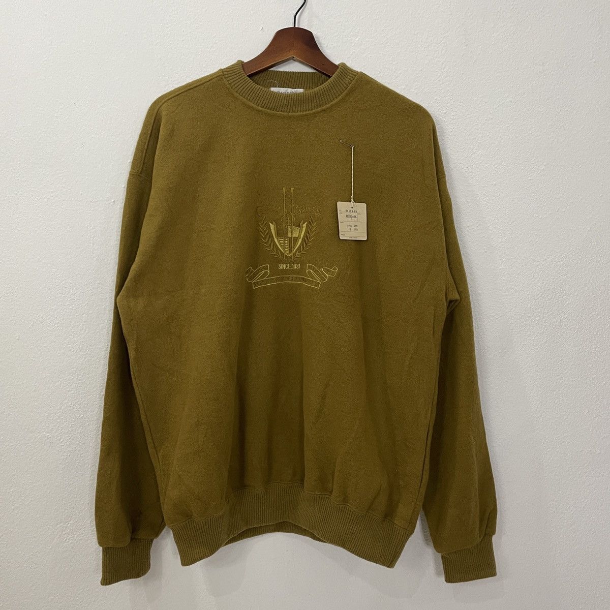 Vintage Miracle Bird Embroidery Logo Sweatshirt