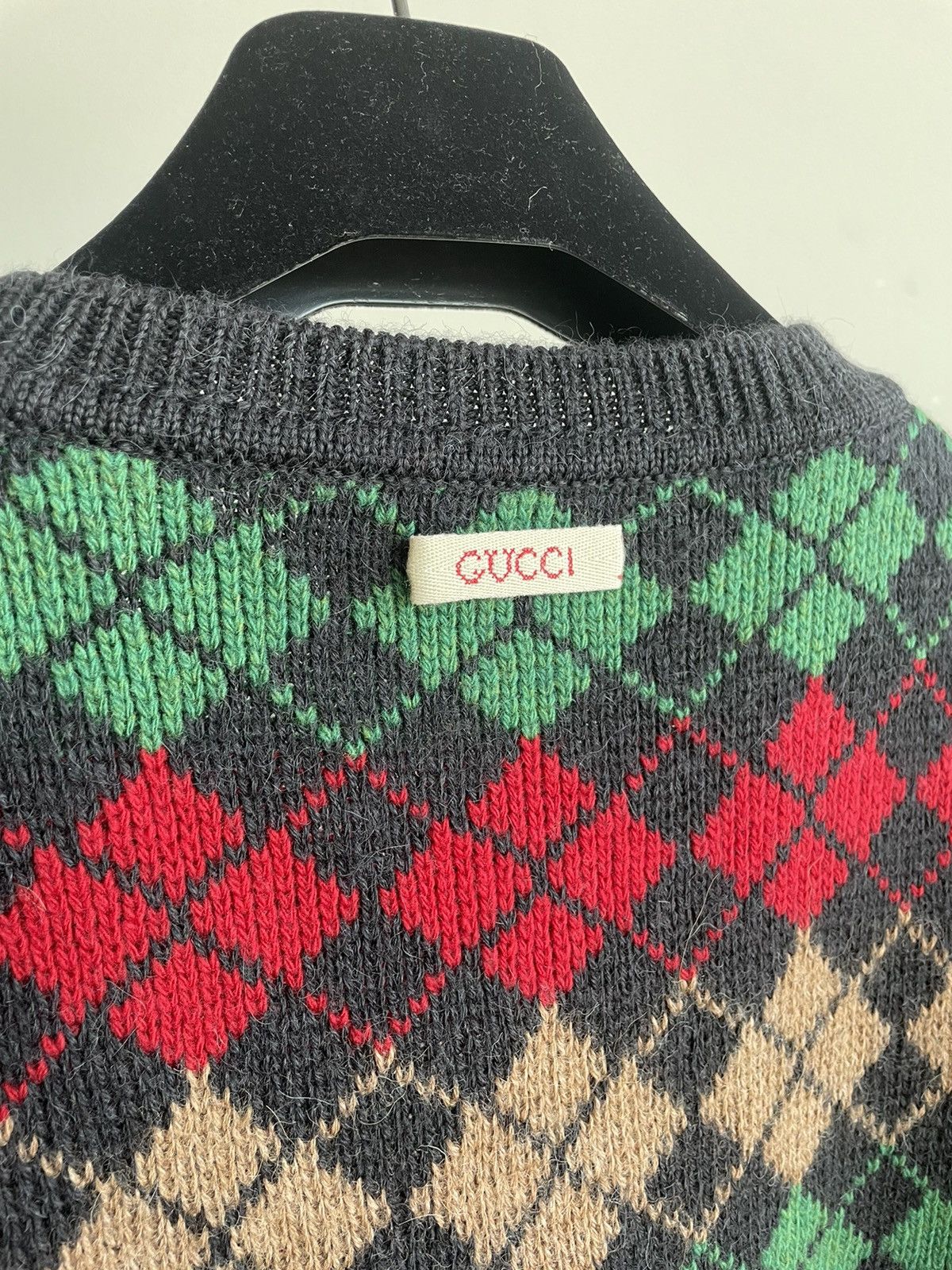 Gucci Super Runway Rare Brand New Oversized Alpaca Wool Sweater Size US XS / EU 42 / 0 - 21 Thumbnail