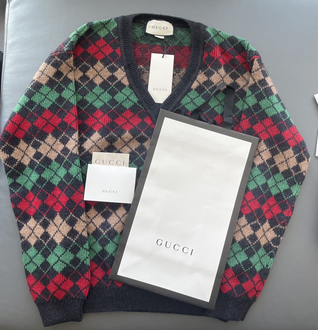 Gucci Super Runway Rare Brand New Oversized Alpaca Wool Sweater Size US XS / EU 42 / 0 - 4 Thumbnail