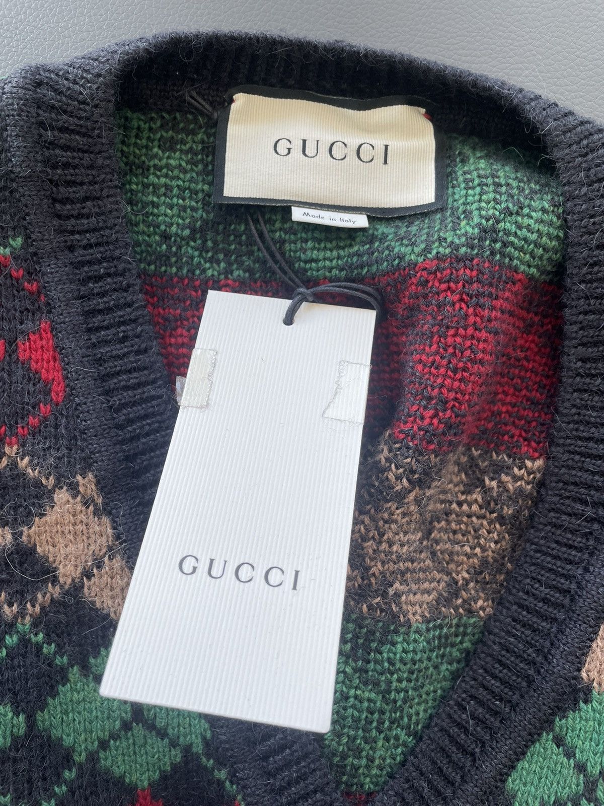 Gucci Super Runway Rare Brand New Oversized Alpaca Wool Sweater Size US M / EU 48-50 / 2 - 11 Thumbnail