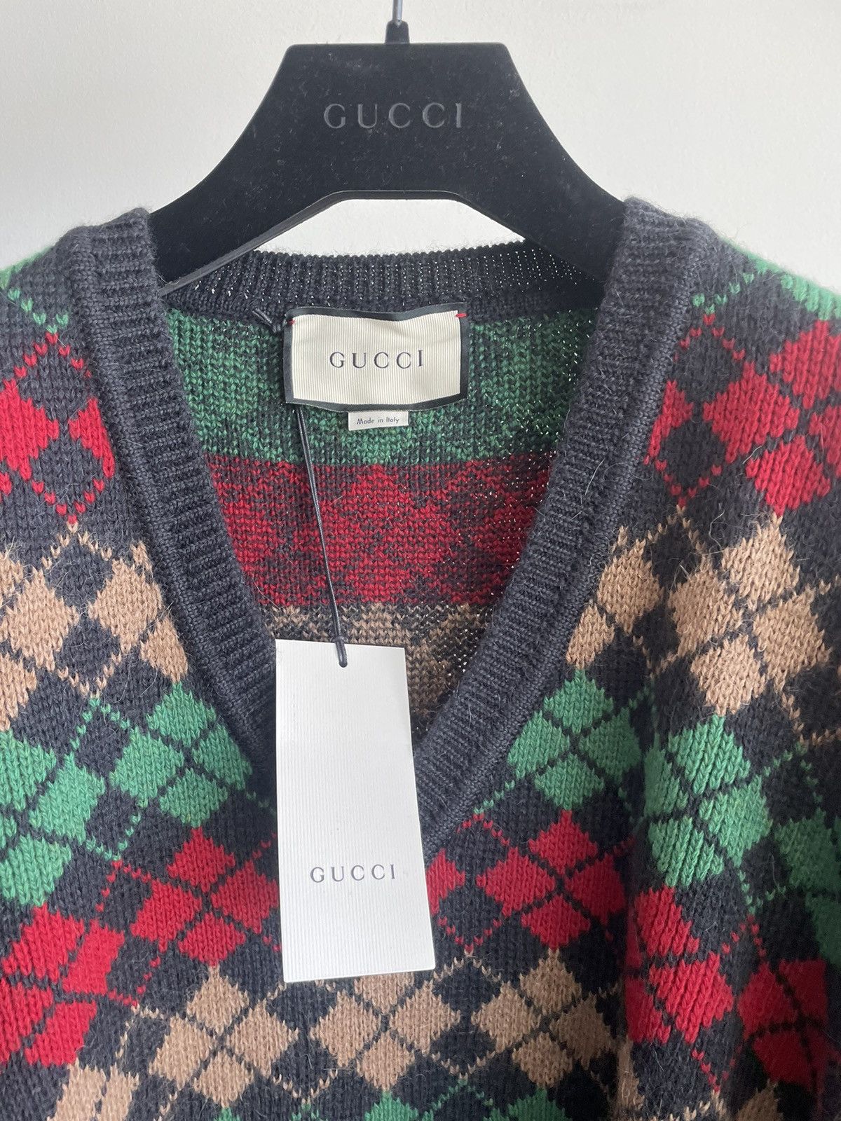 Gucci Super Runway Rare Brand New Oversized Alpaca Wool Sweater Size US M / EU 48-50 / 2 - 22 Thumbnail