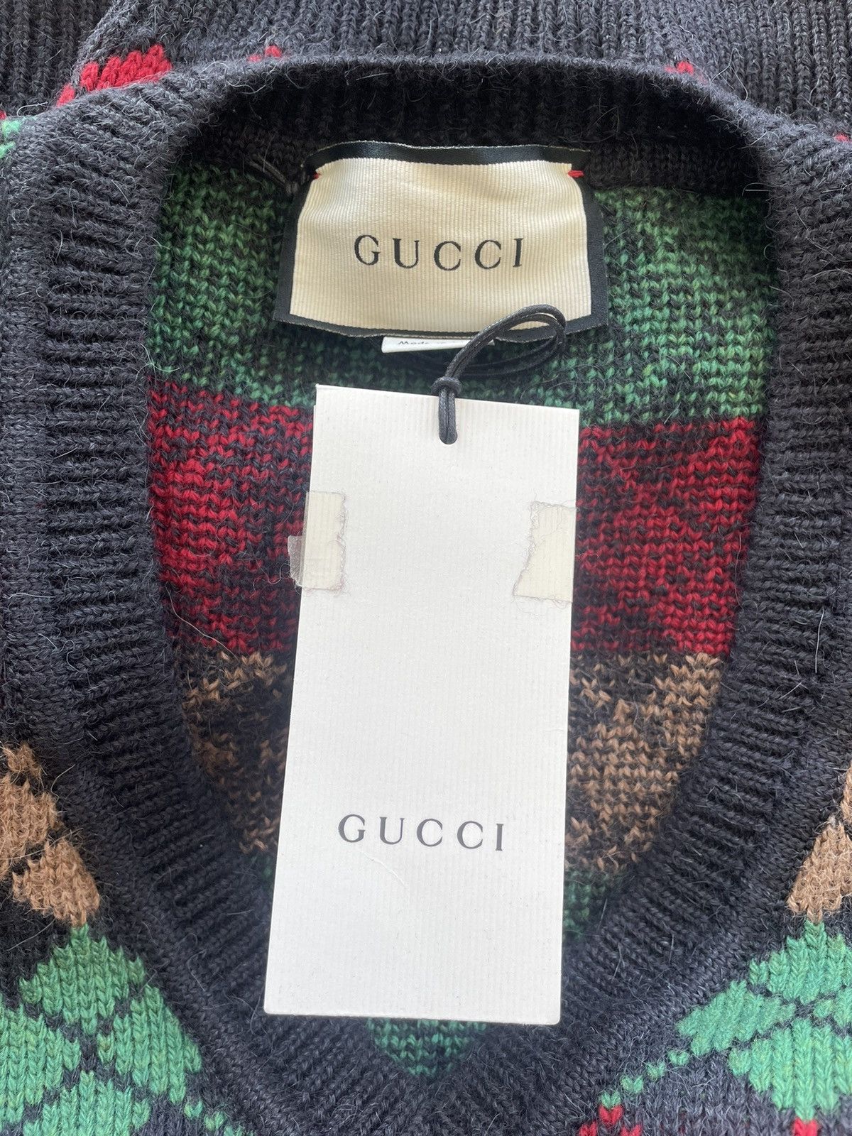 Gucci Super Runway Rare Brand New Oversized Alpaca Wool Sweater Size US M / EU 48-50 / 2 - 5 Thumbnail