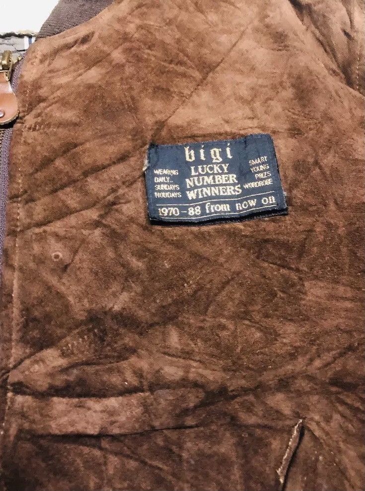 BIGI MUST GONE🔥Vintage BIGI SUEDE Leather Varsity Men’s Bigi Size US M / EU 48-50 / 2 - 4 Thumbnail
