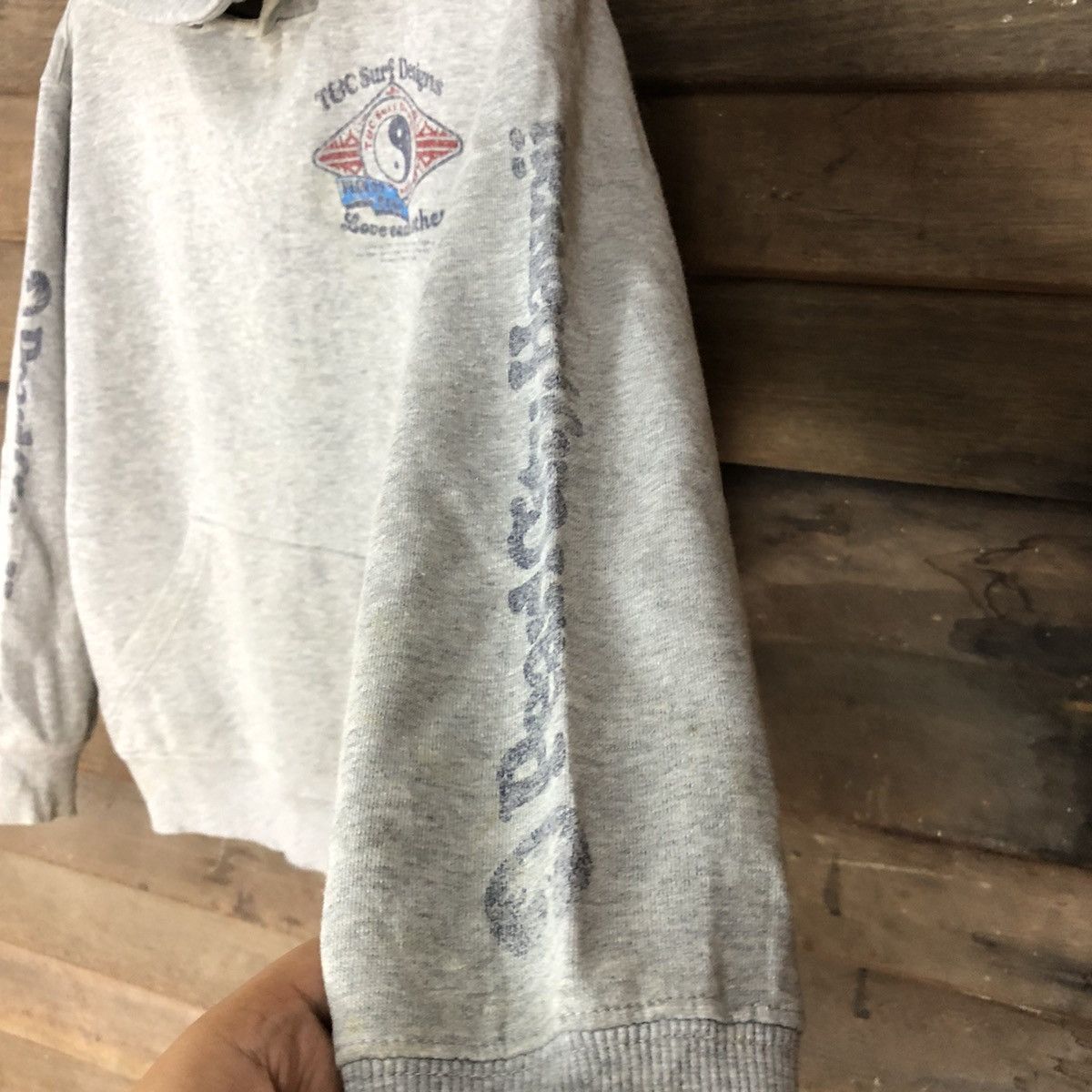 Japanese Brand T&C Surf Des Grey Hoodie #4769 Size US M / EU 48-50 / 2 - 10 Thumbnail