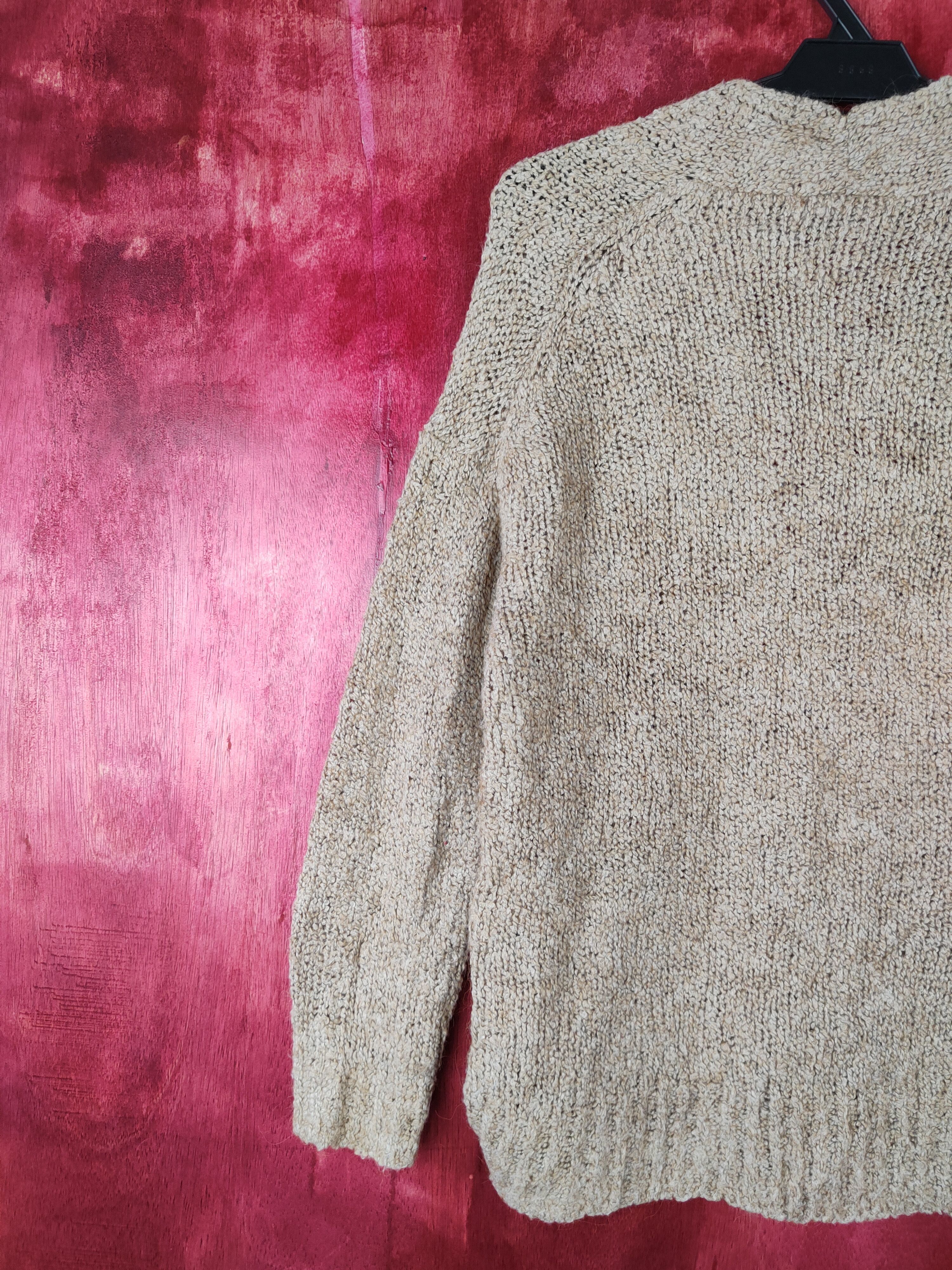 URBAN RESEARCH DOORS Urban Research Doors Brown Shag Shaggy Fur Knitwear #S374 Size M / US 6-8 / IT 42-44 - 6 Thumbnail