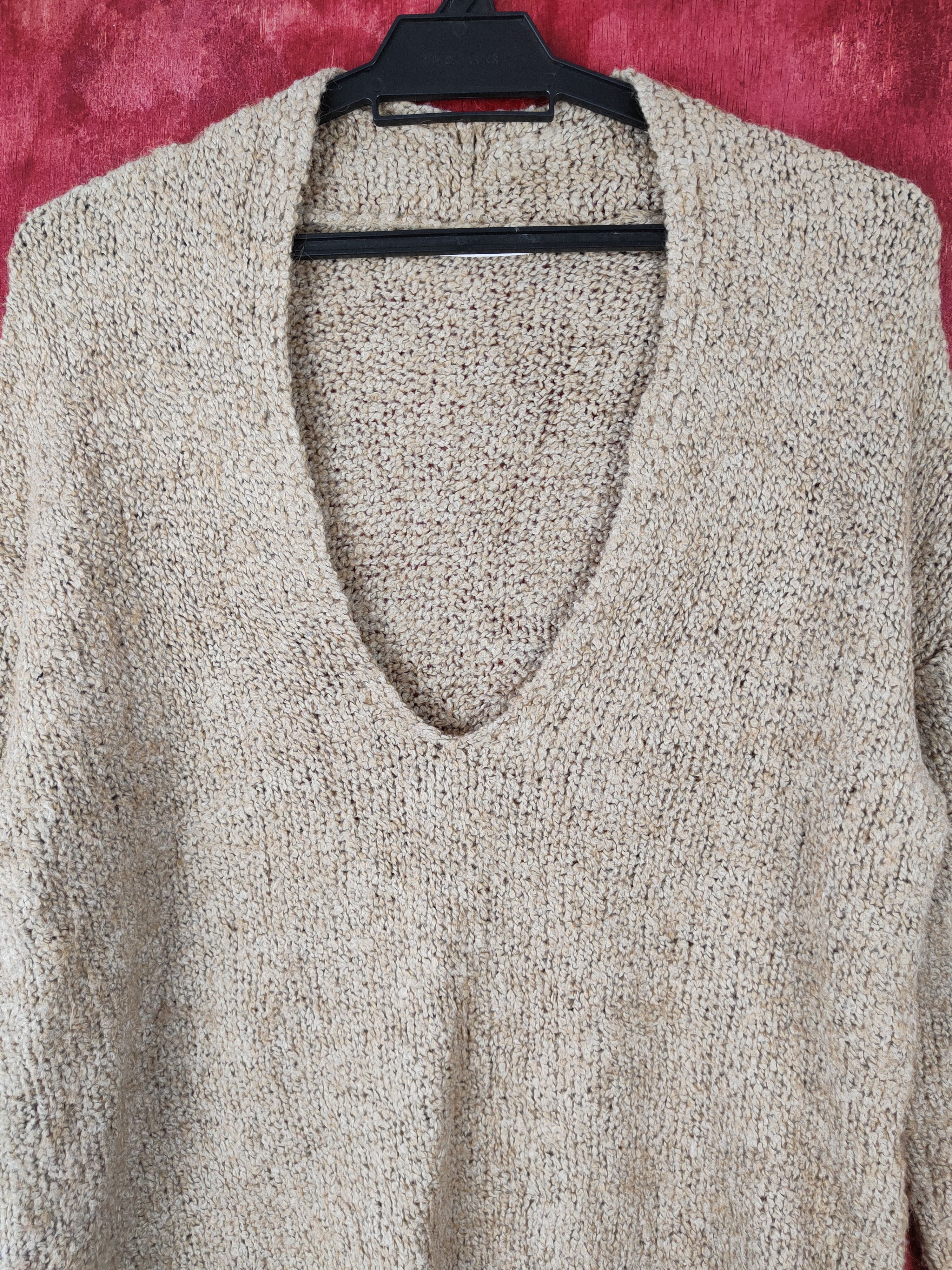 URBAN RESEARCH DOORS Urban Research Doors Brown Shag Shaggy Fur Knitwear #S374 Size M / US 6-8 / IT 42-44 - 2 Thumbnail