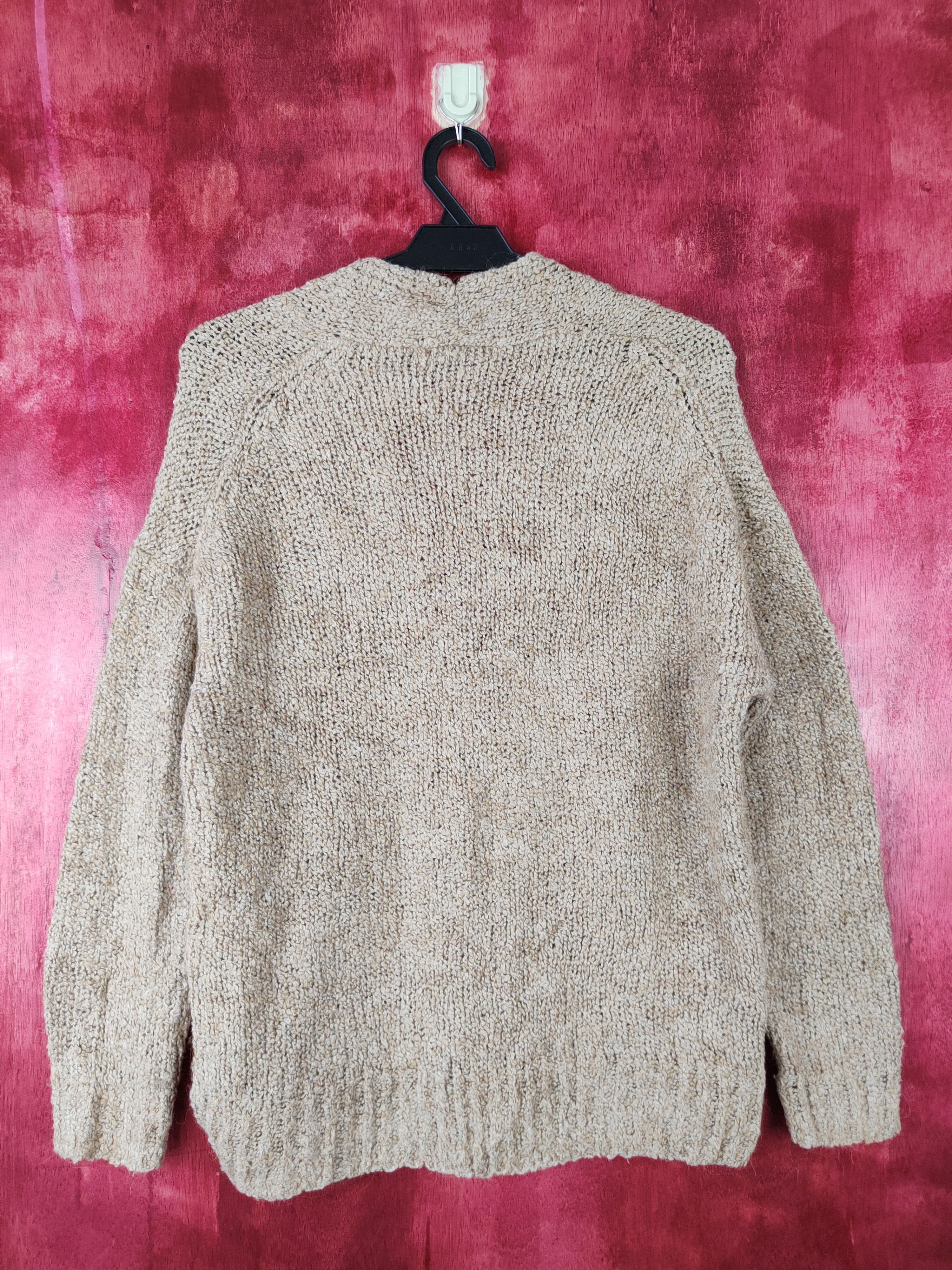 URBAN RESEARCH DOORS Urban Research Doors Brown Shag Shaggy Fur Knitwear #S374 Size M / US 6-8 / IT 42-44 - 5 Thumbnail