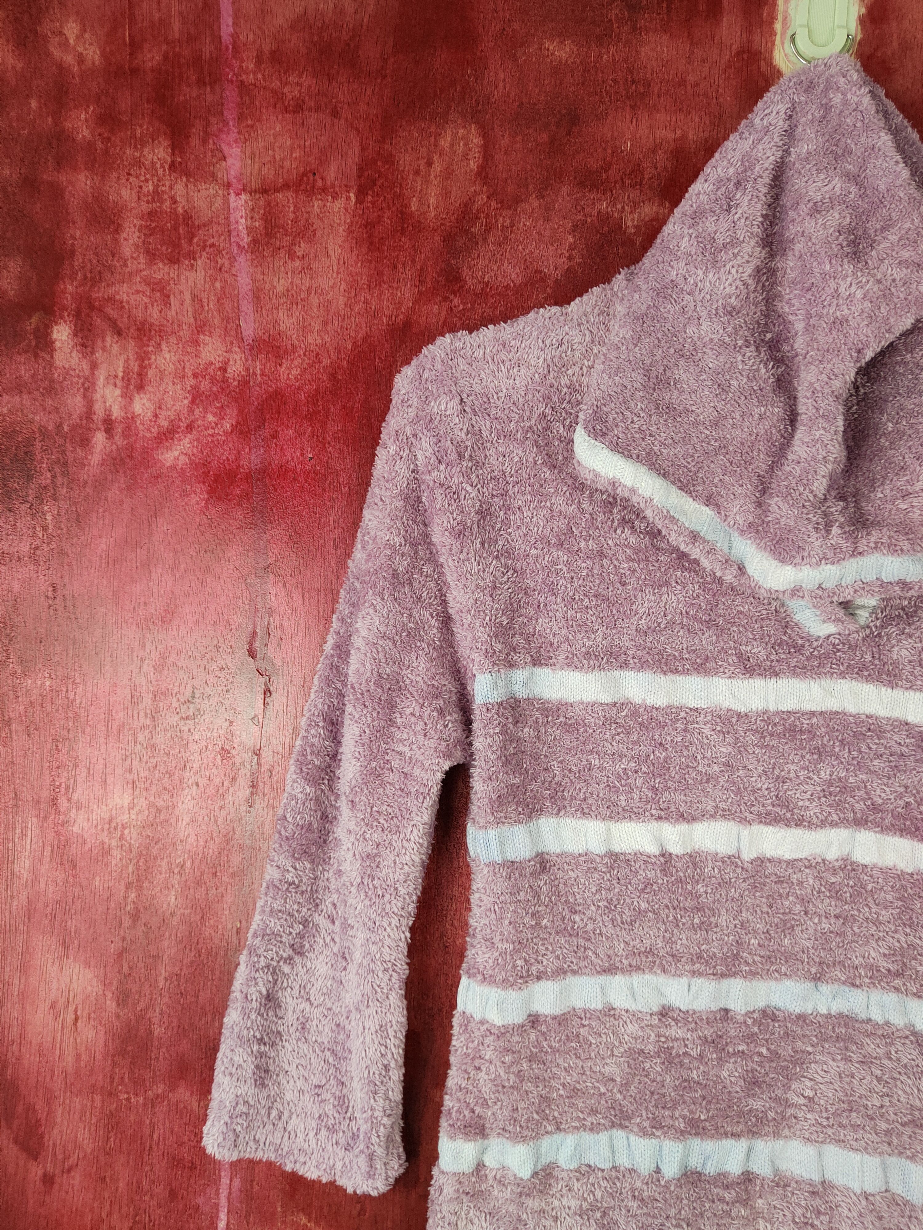 Japanese Brand × Other Afternoontea Wardrobe Purple Shag Shaggy Fur Knitwear #S371 Size M / US 6-8 / IT 42-44 - 3 Thumbnail