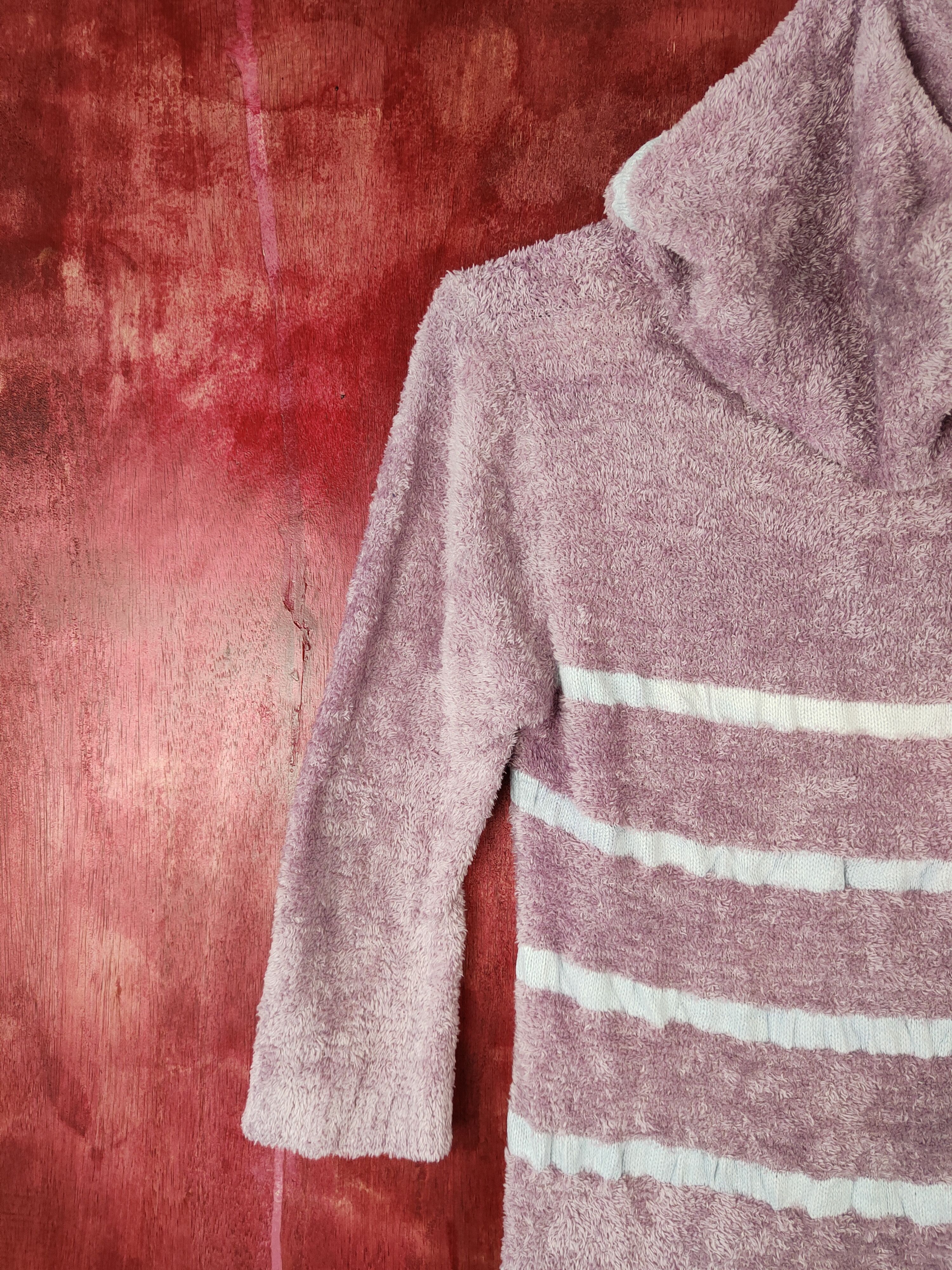 Japanese Brand × Other Afternoontea Wardrobe Purple Shag Shaggy Fur Knitwear #S371 Size M / US 6-8 / IT 42-44 - 7 Thumbnail