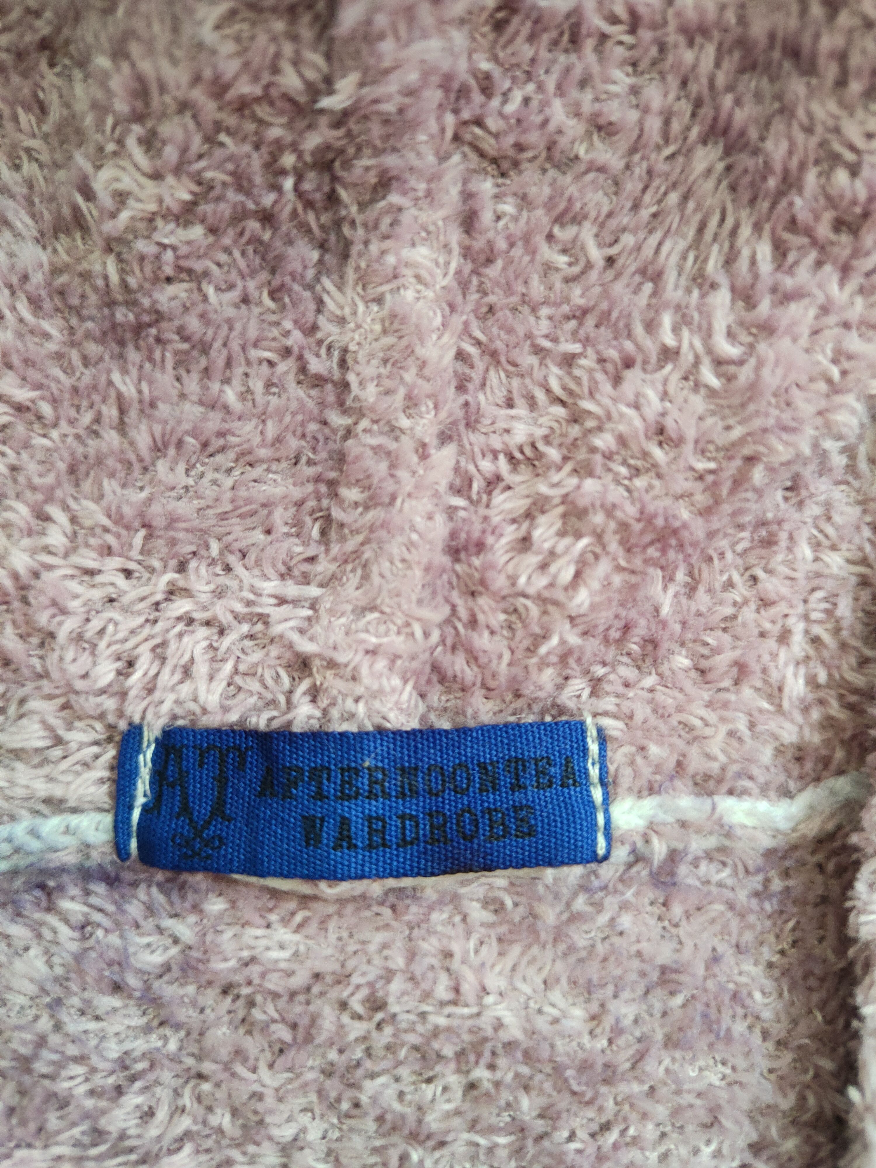 Japanese Brand × Other Afternoontea Wardrobe Purple Shag Shaggy Fur Knitwear #S371 Size M / US 6-8 / IT 42-44 - 12 Thumbnail