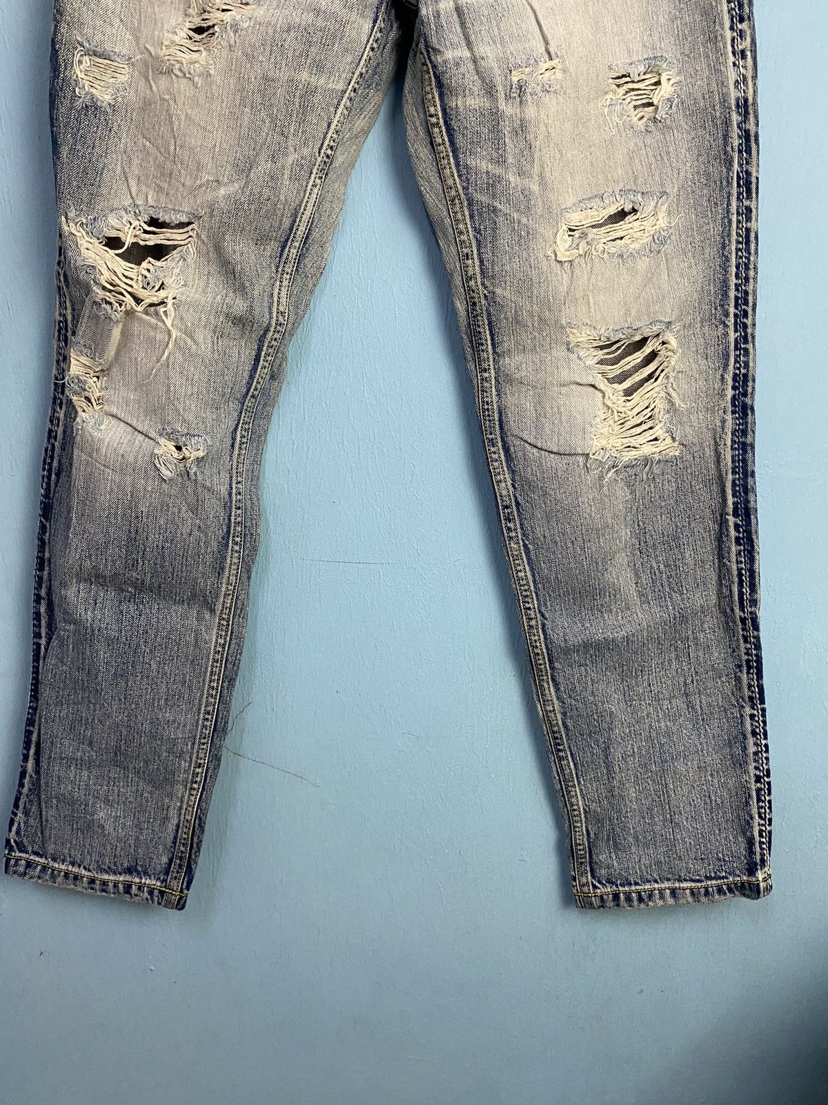 Vintage Rodeo Crown Selvedge Denim Distress style Size 34" / US 12 / IT 48 - 4 Thumbnail